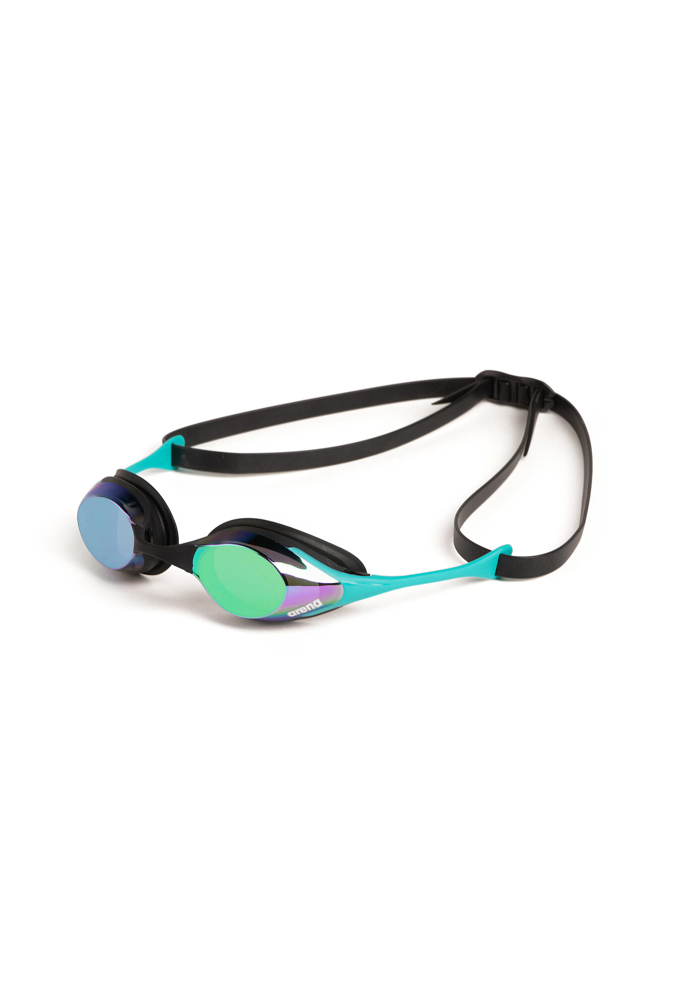 ARENA Ochelari 'COBRA SWIPE MIRROR' turcoaz / verde neon / negru - Pled.ro