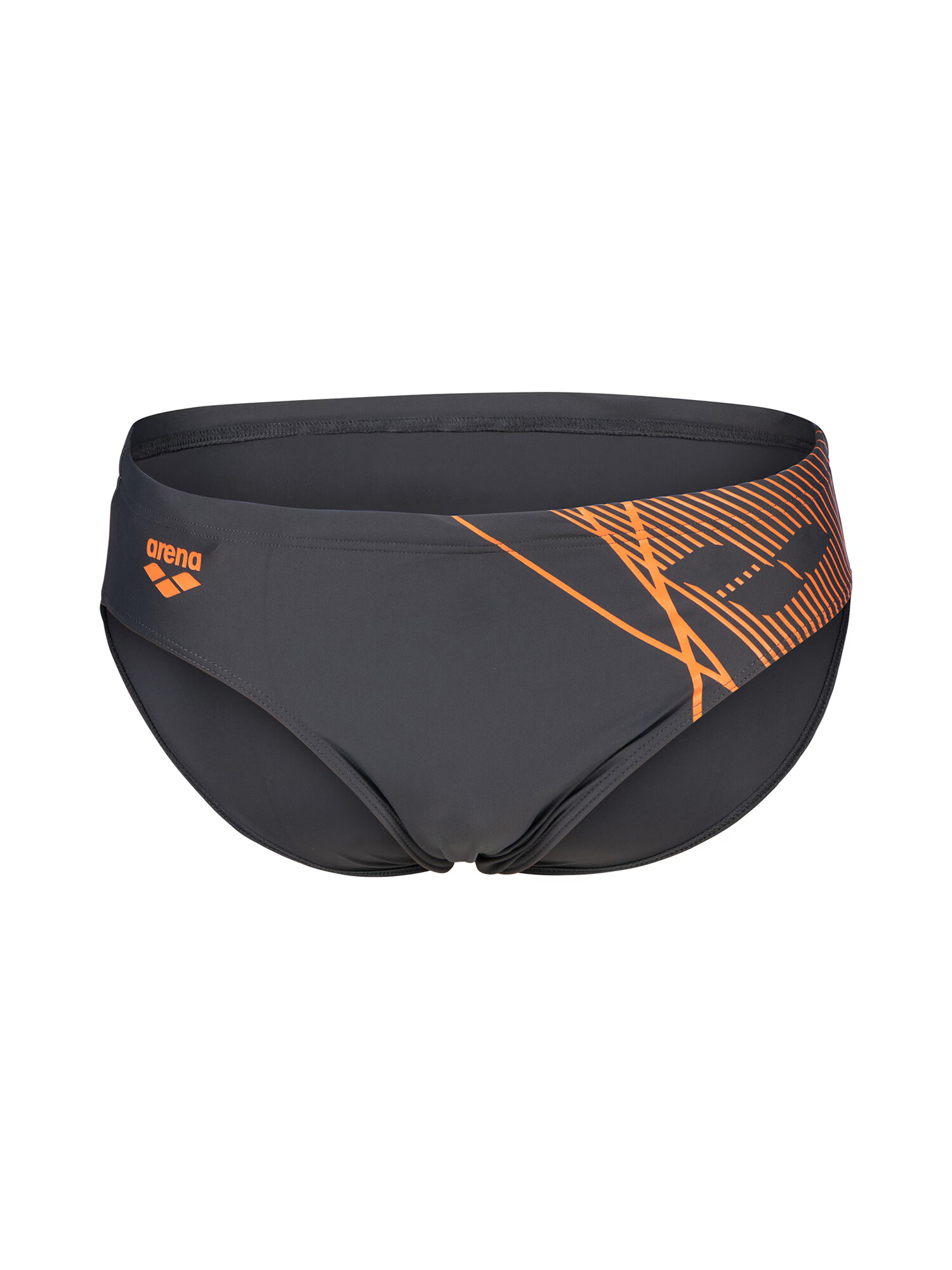 ARENA Pantaloni de baie 'BRANCH SWIM BRIEFS' gri închis / portocaliu deschis - Pled.ro