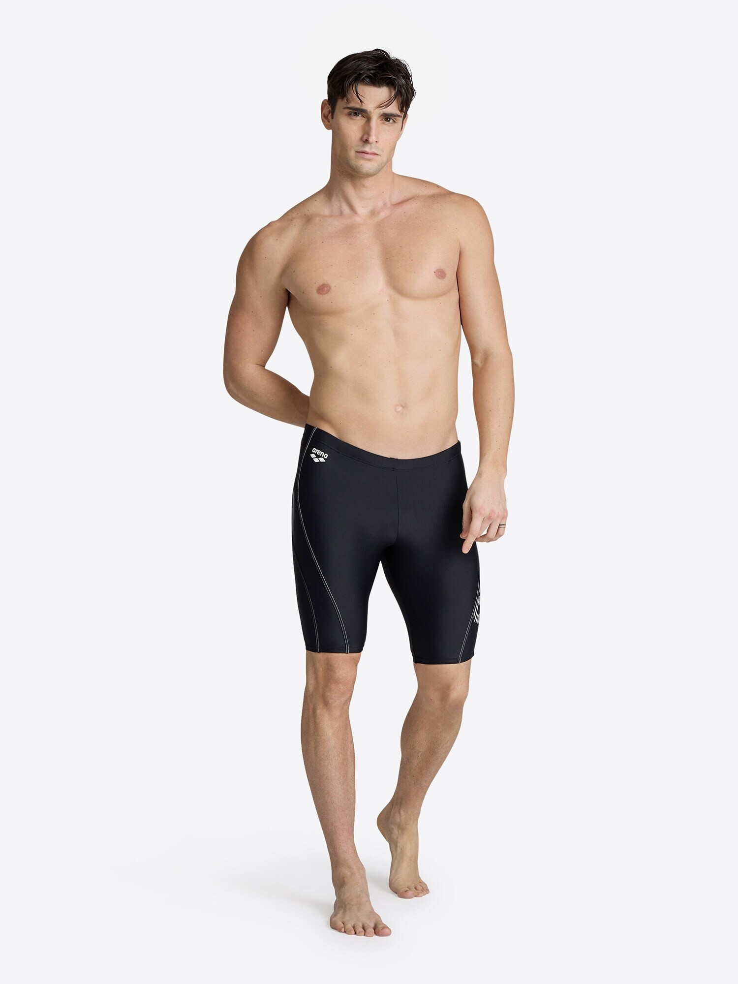 ARENA Pantaloni de baie 'BYOR EVO JAMMER' negru / alb - Pled.ro