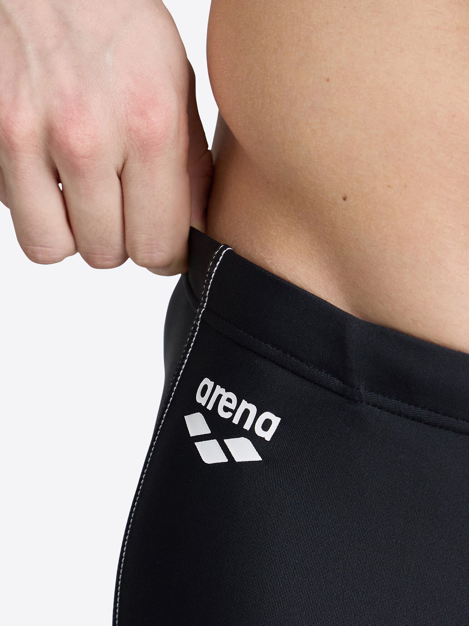 ARENA Pantaloni de baie 'BYOR EVO JAMMER' negru / alb - Pled.ro