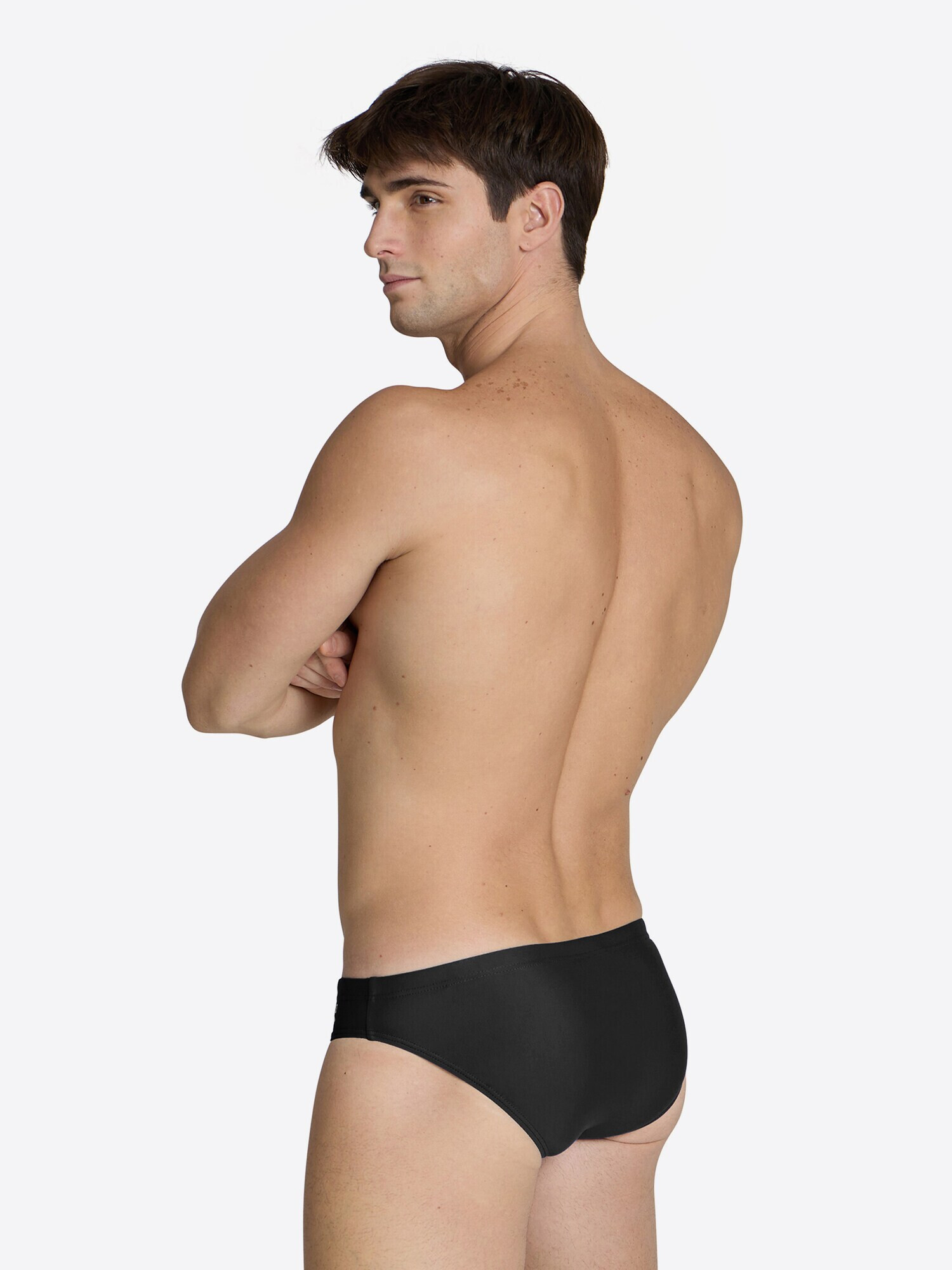 ARENA Pantaloni de baie 'DYNAMO BRIEF' negru / alb - Pled.ro