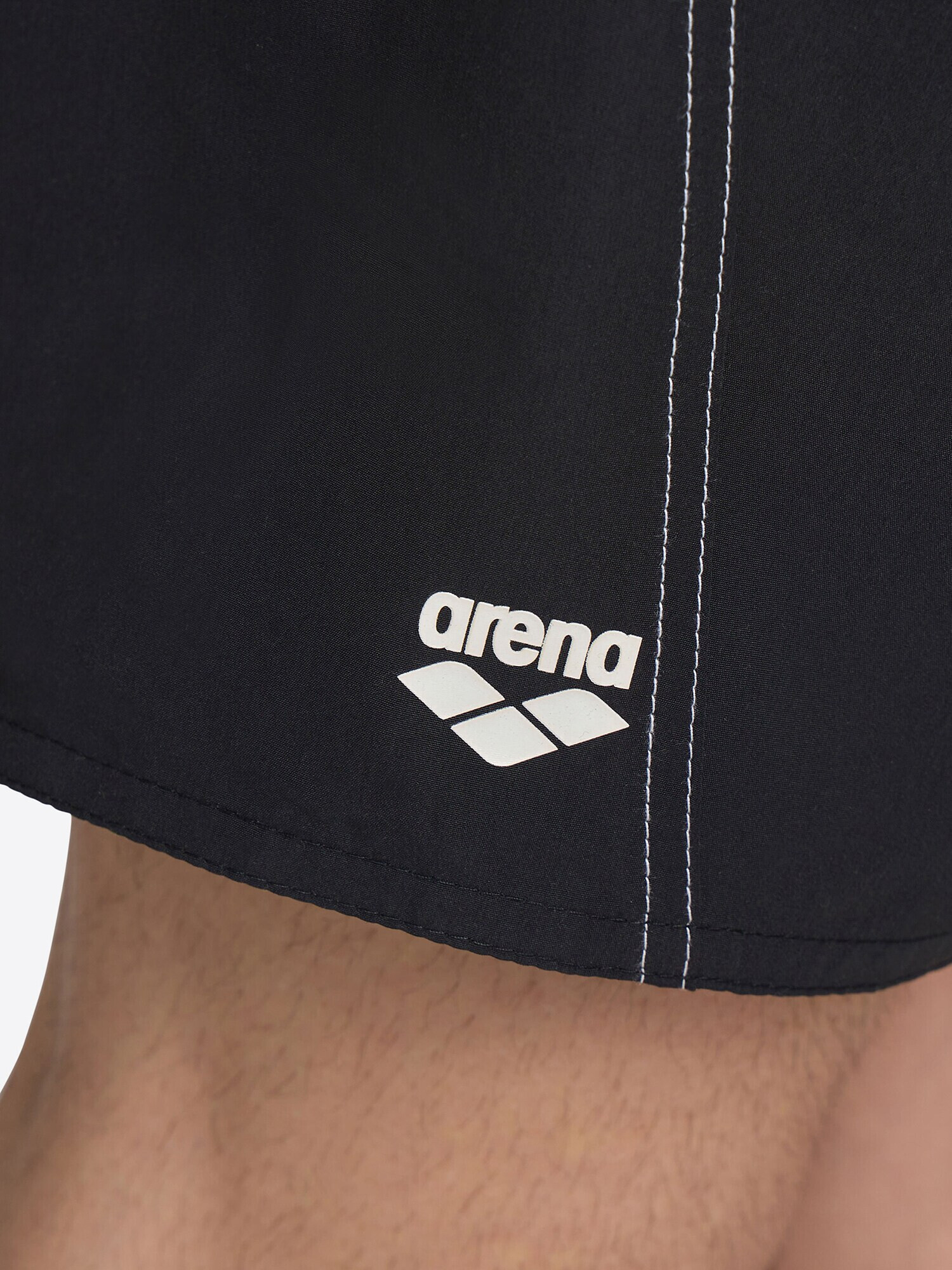 ARENA Pantaloni scurți apă 'LOGO BOXER' gri deschis / negru - Pled.ro