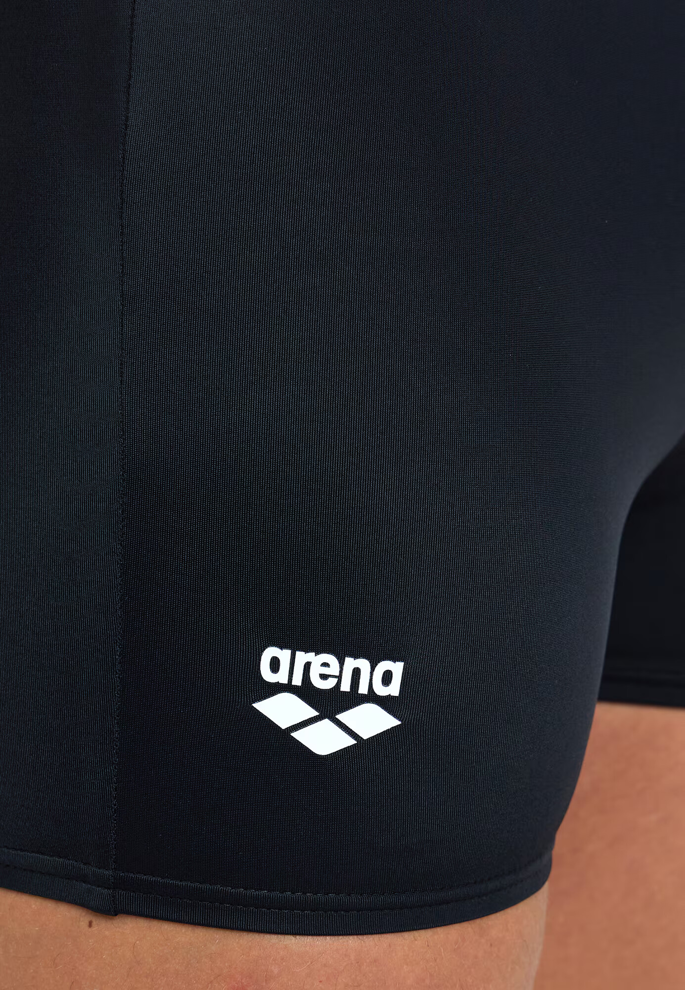 ARENA Pantaloni de baie 'OVERLAP' negru / alb - Pled.ro