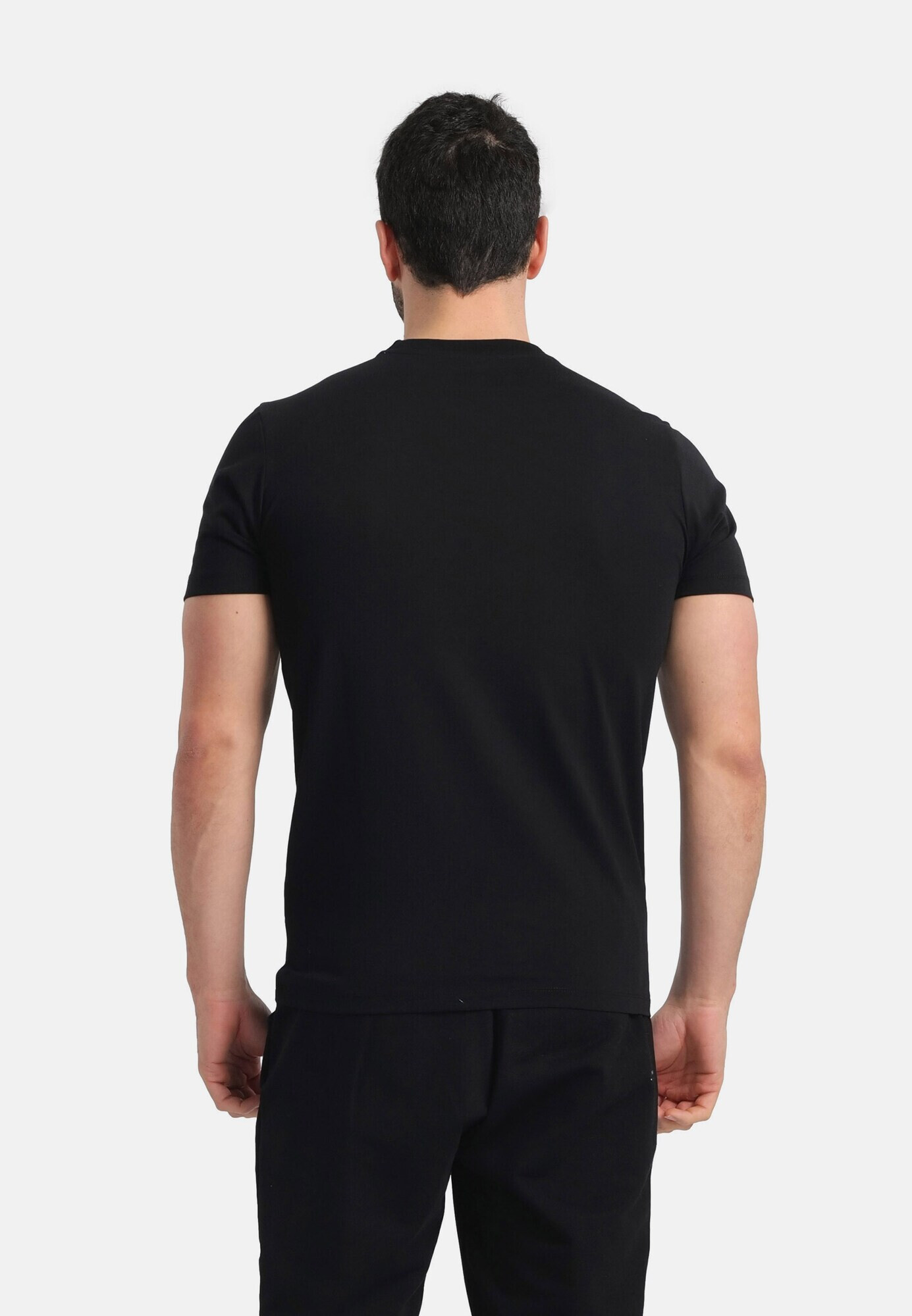 ARENA Tricou 'LOGO' negru / argintiu - Pled.ro