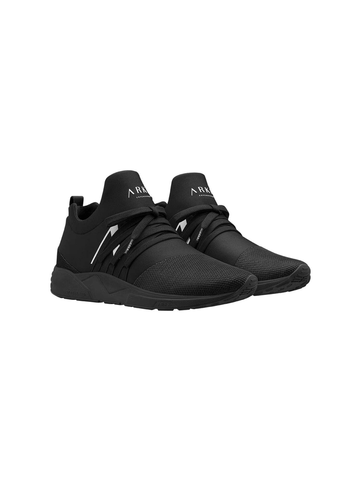 ARKK Copenhagen Sneaker low 'Raven' negru / alb - Pled.ro