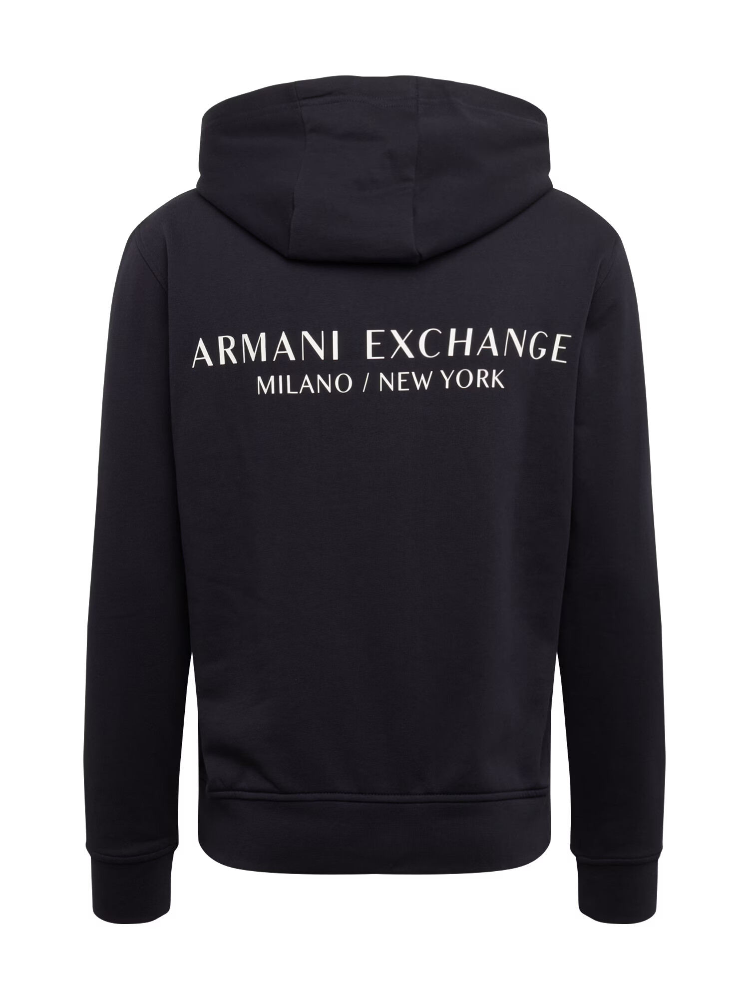 ARMANI EXCHANGE Bluză de molton bleumarin / alb - Pled.ro