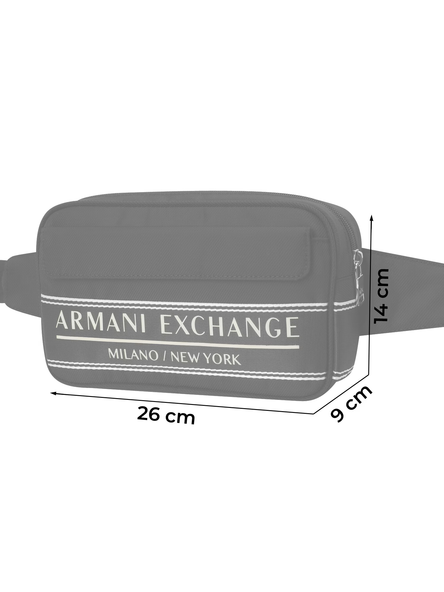 ARMANI EXCHANGE Borsetă 'BORSA' negru - Pled.ro