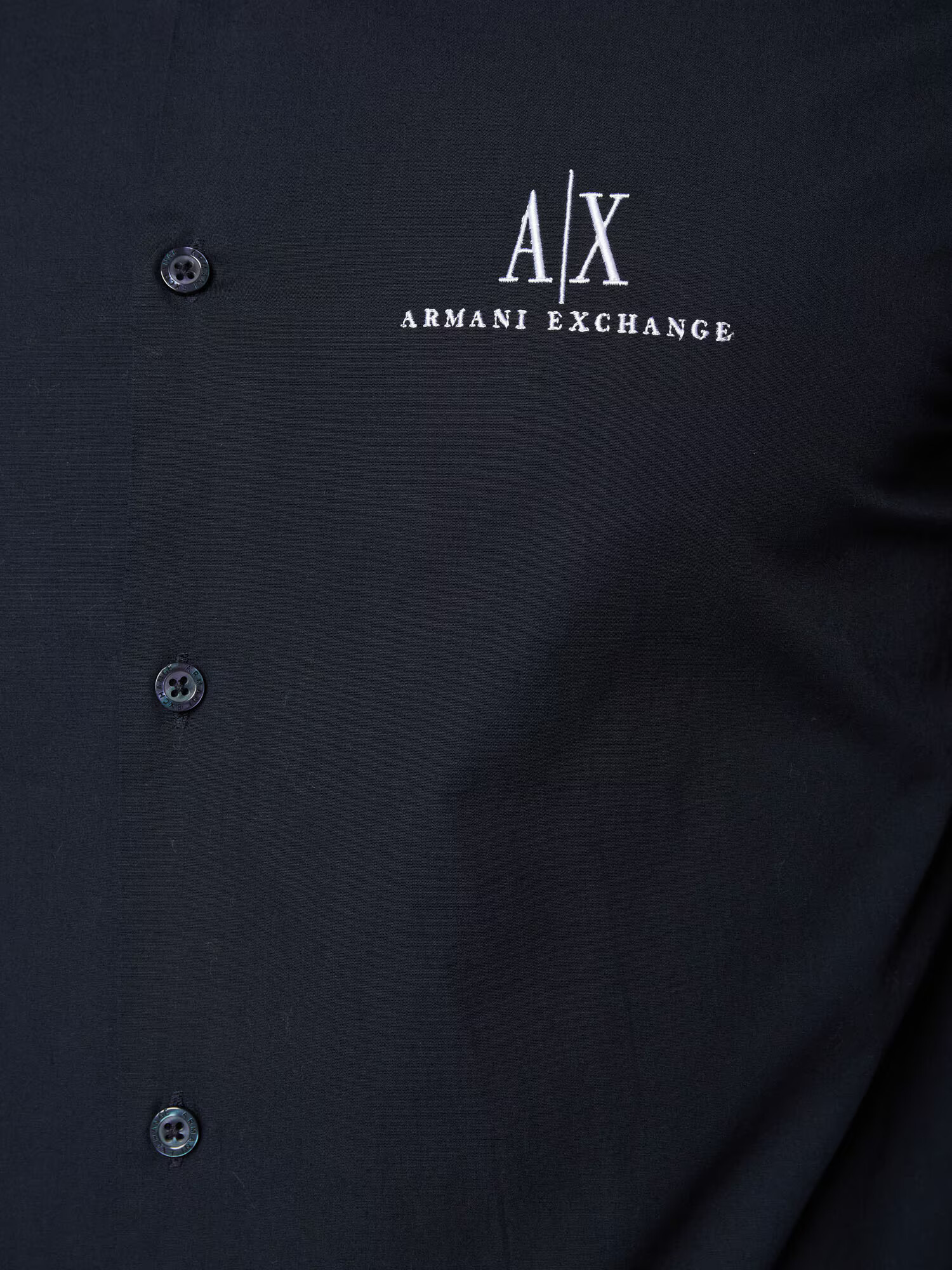 ARMANI EXCHANGE Cămașă bleumarin / alb - Pled.ro