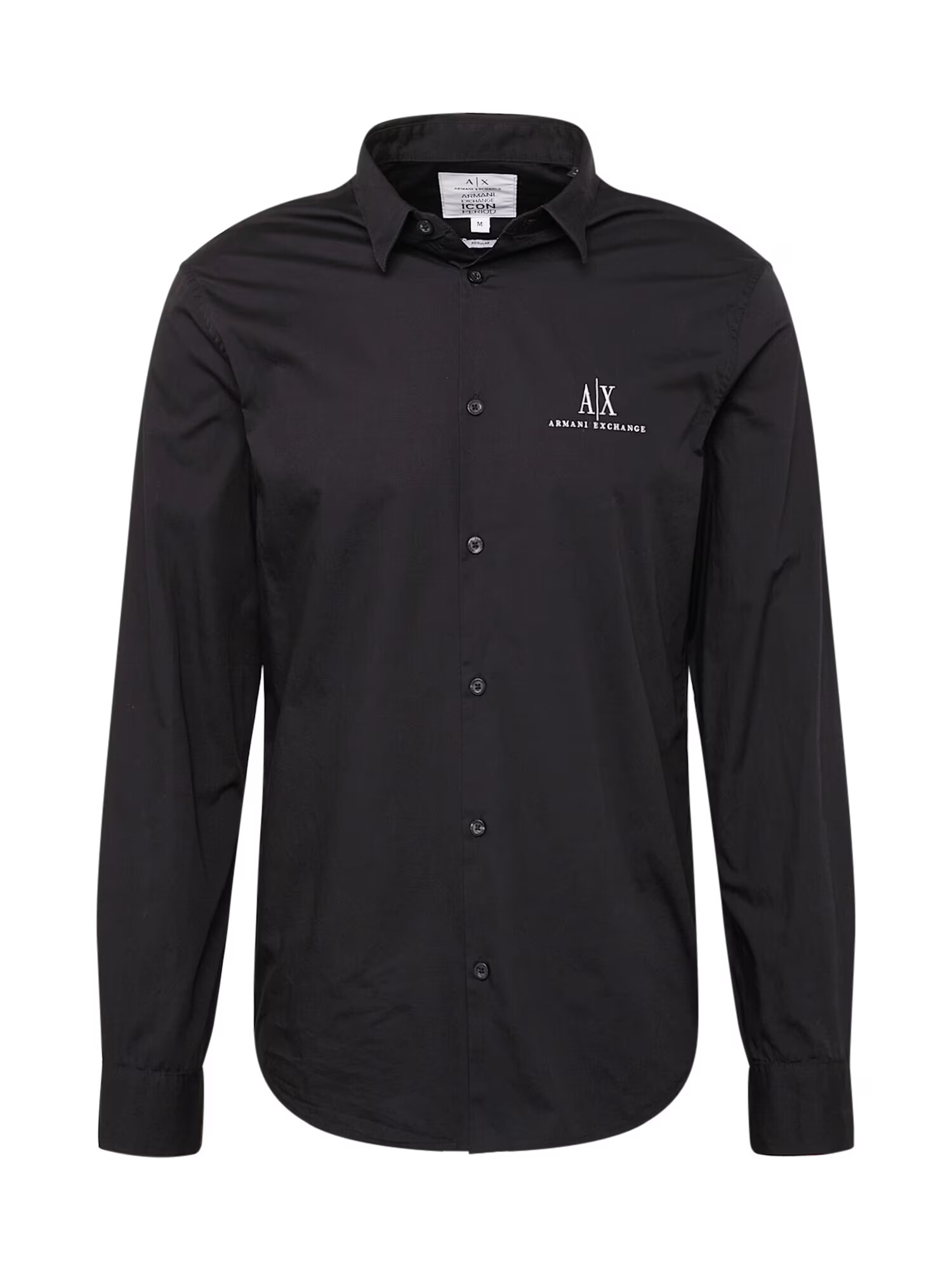 ARMANI EXCHANGE Cămașă negru / alb - Pled.ro