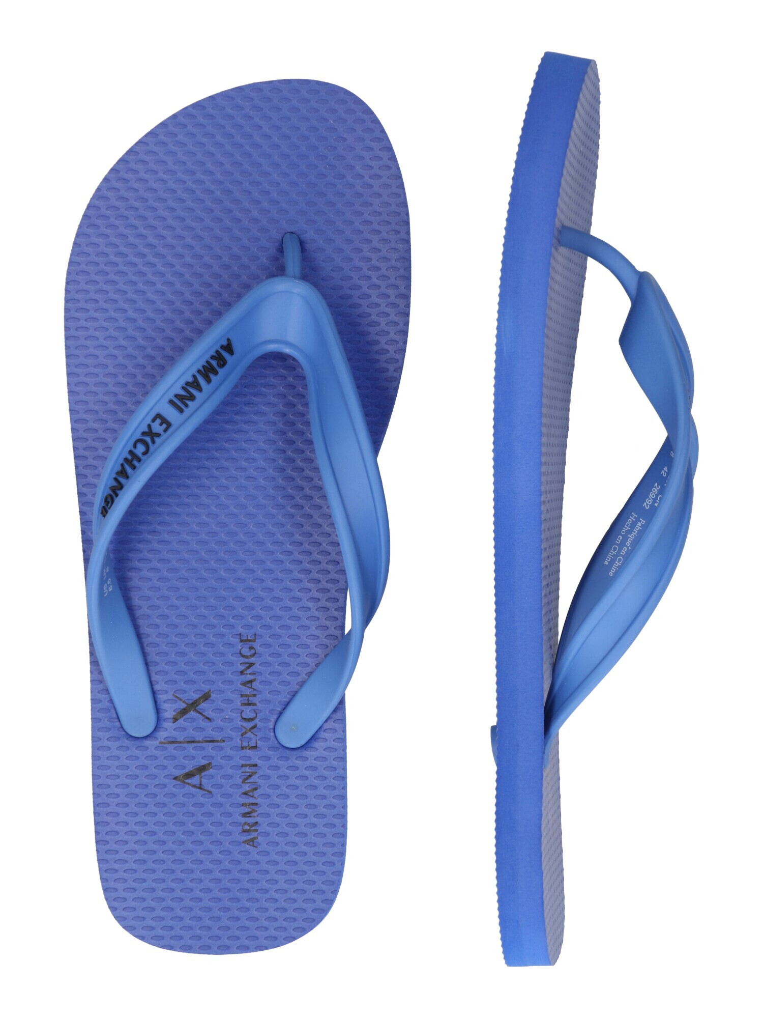 ARMANI EXCHANGE Flip-flops albastru / negru - Pled.ro