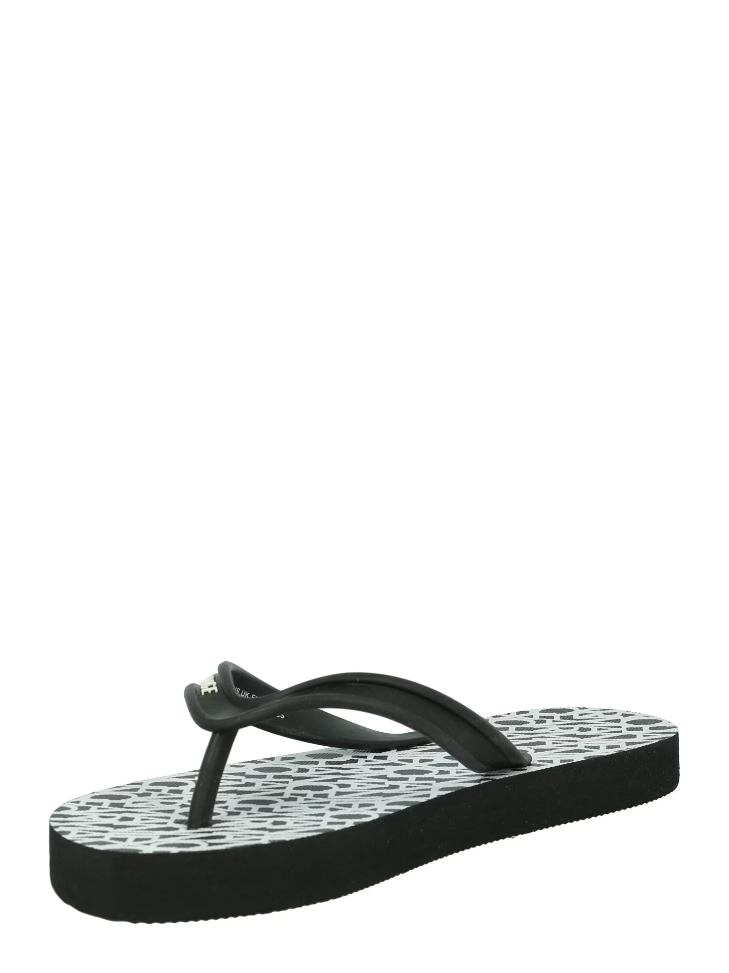 ARMANI EXCHANGE Flip-flops negru / alb - Pled.ro