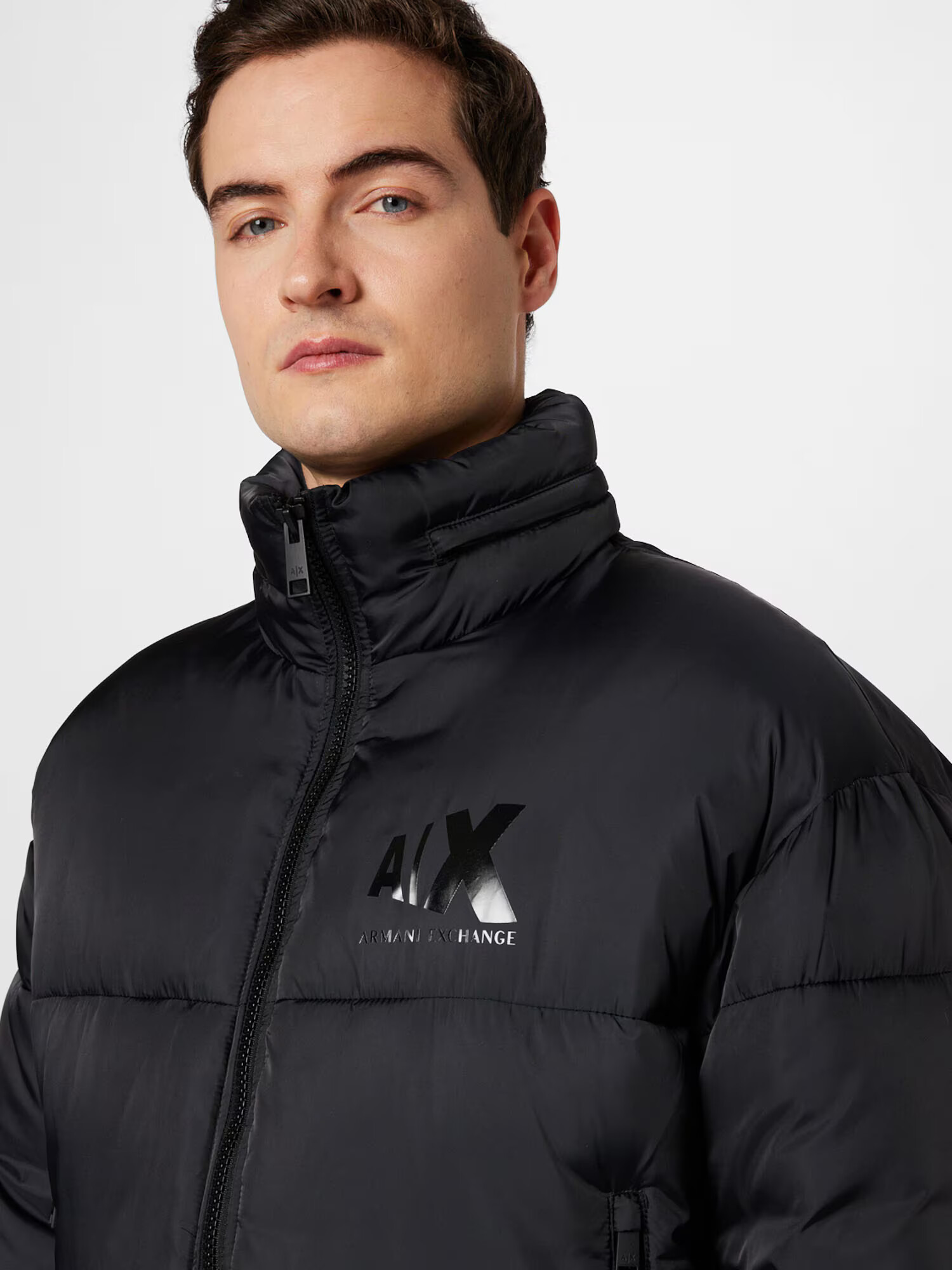 ARMANI EXCHANGE Geacă de iarnă negru - Pled.ro