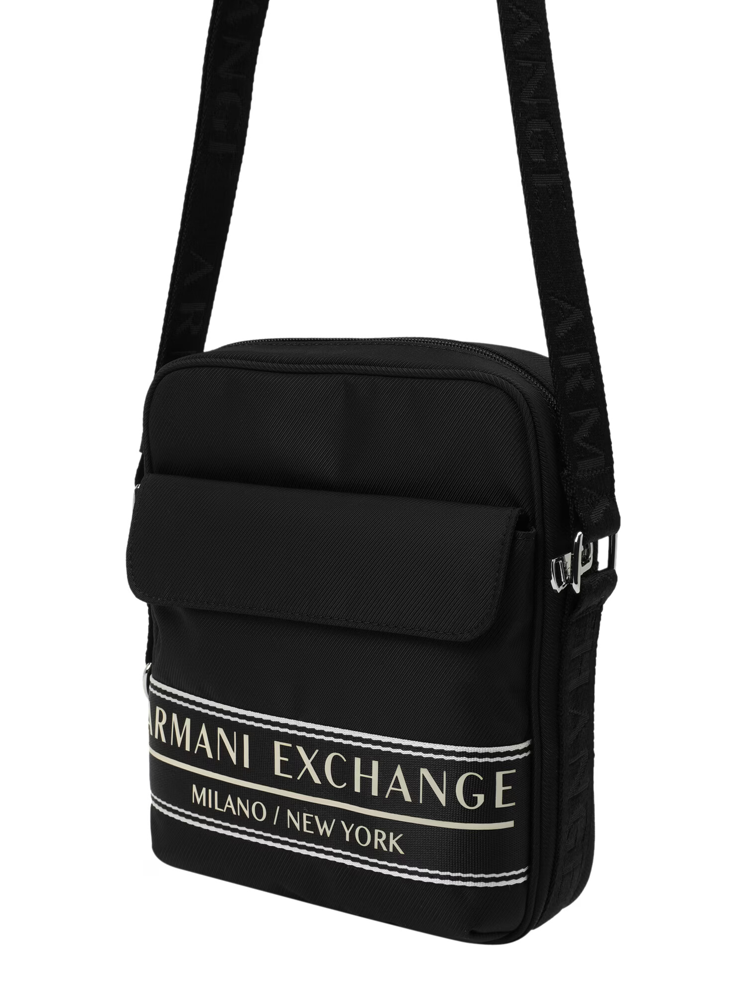 ARMANI EXCHANGE Geantă de umăr bej / negru / alb - Pled.ro