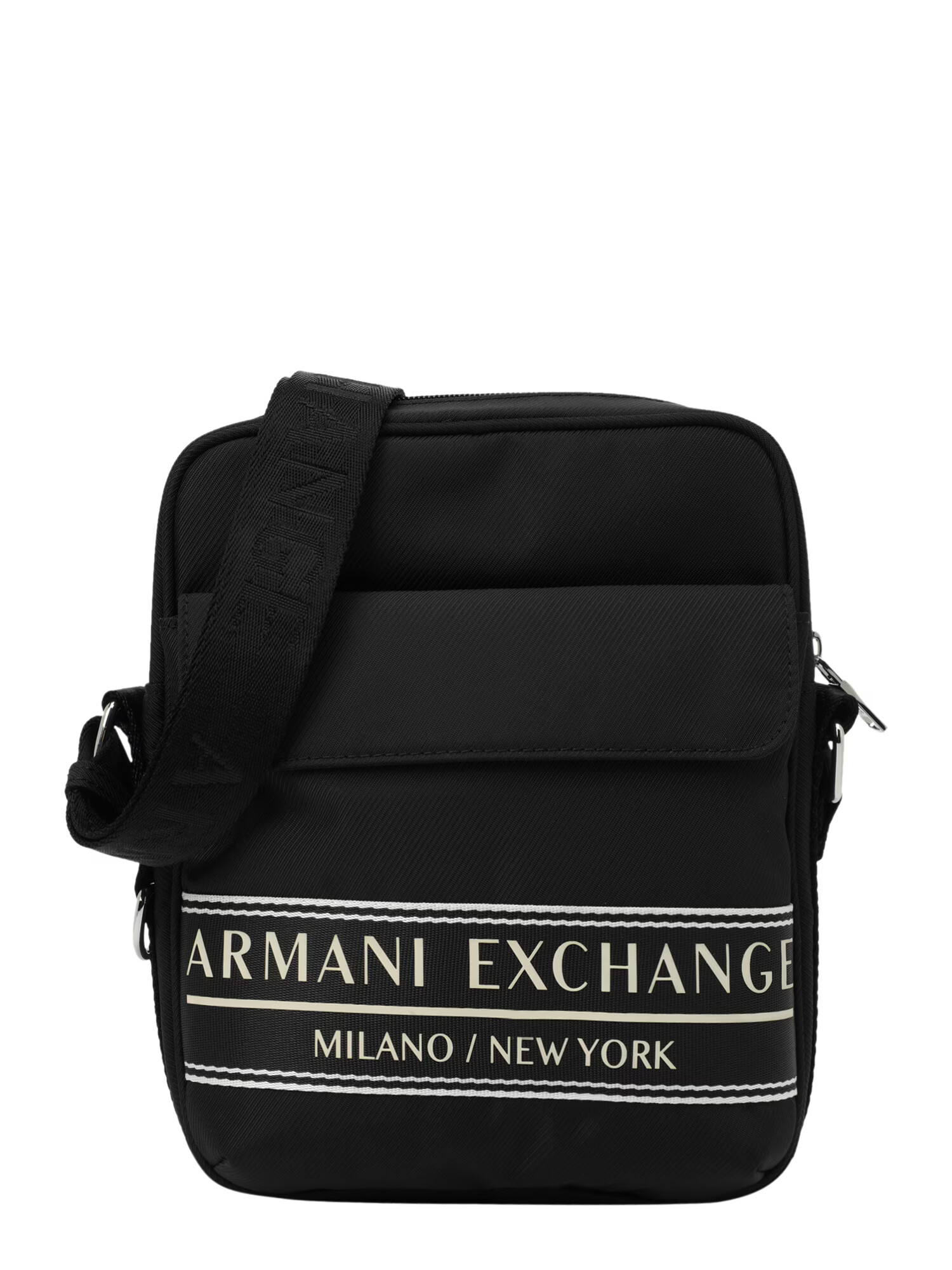 ARMANI EXCHANGE Geantă de umăr bej / negru / alb - Pled.ro