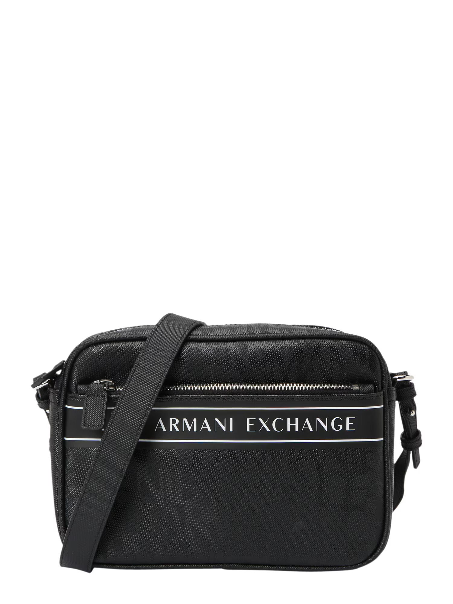 ARMANI EXCHANGE Geantă de umăr negru / alb - Pled.ro