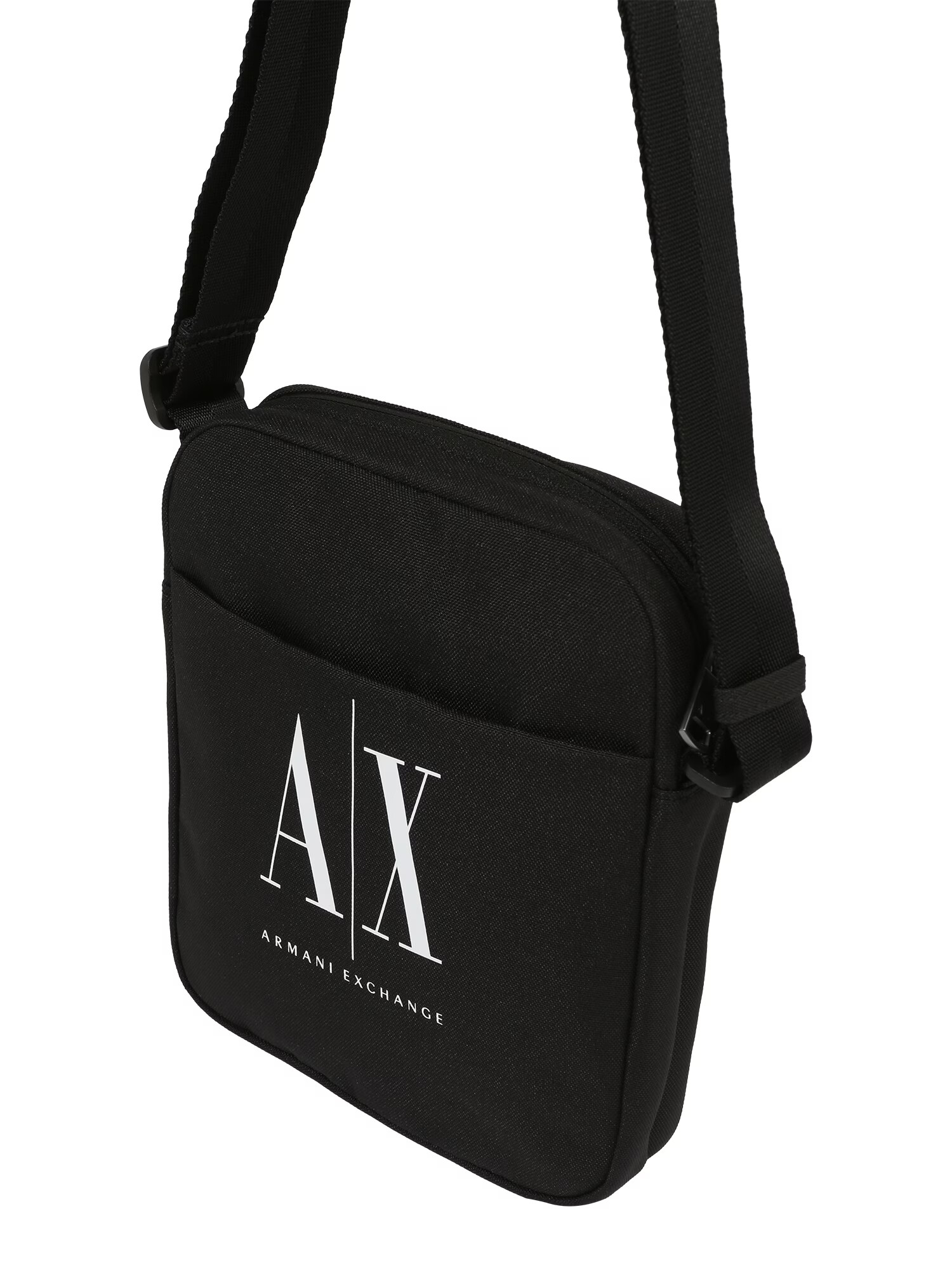 ARMANI EXCHANGE Geantă de umăr negru / alb - Pled.ro