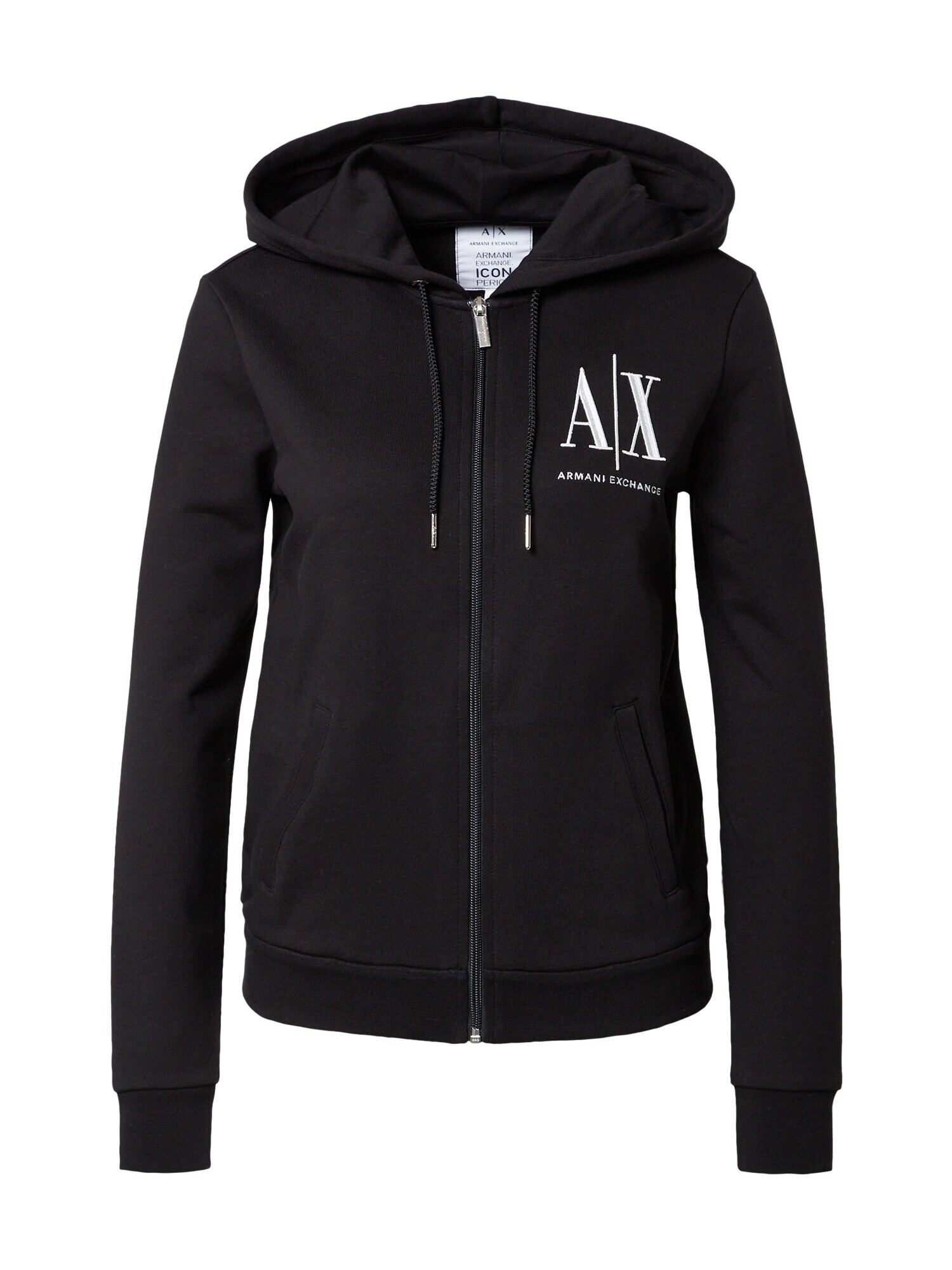 ARMANI EXCHANGE Hanorac '8NYM22' negru / alb - Pled.ro