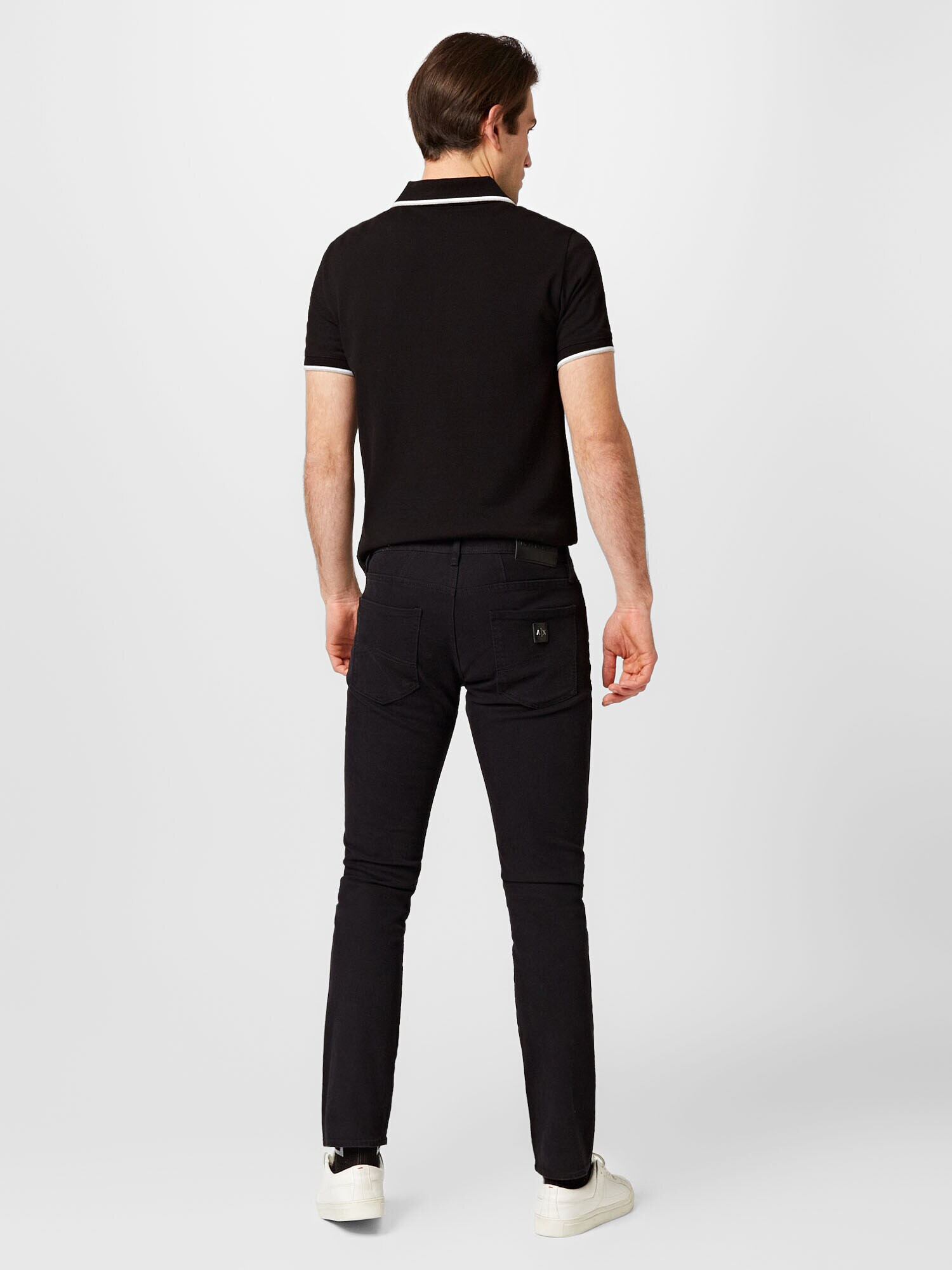 ARMANI EXCHANGE Jeans negru denim - Pled.ro