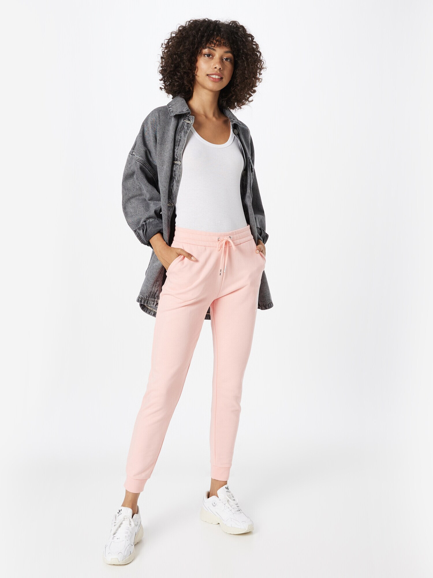 ARMANI EXCHANGE Pantaloni '8NYPCX' rosé / alb - Pled.ro