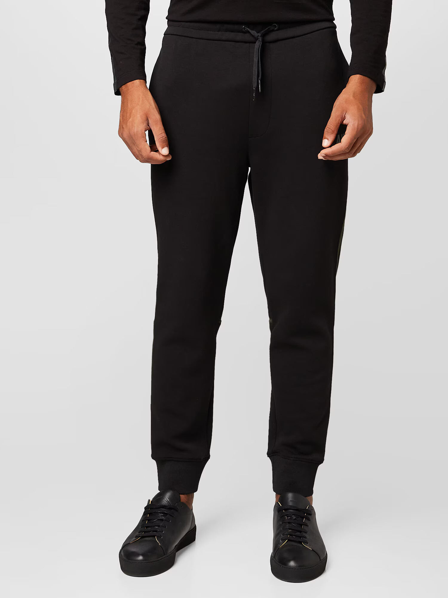 ARMANI EXCHANGE Pantaloni auriu / negru - Pled.ro