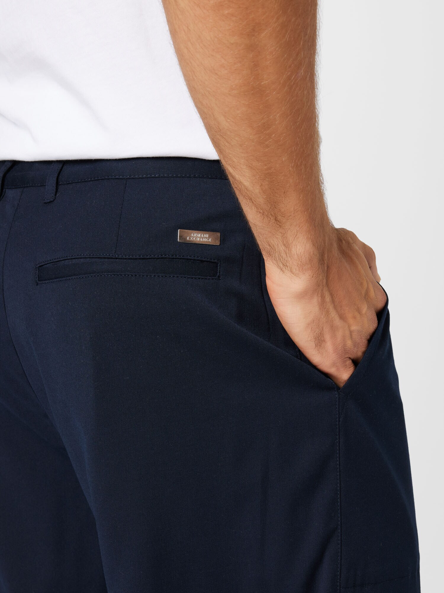 ARMANI EXCHANGE Pantaloni cu buzunare 'Tessuto' bleumarin - Pled.ro