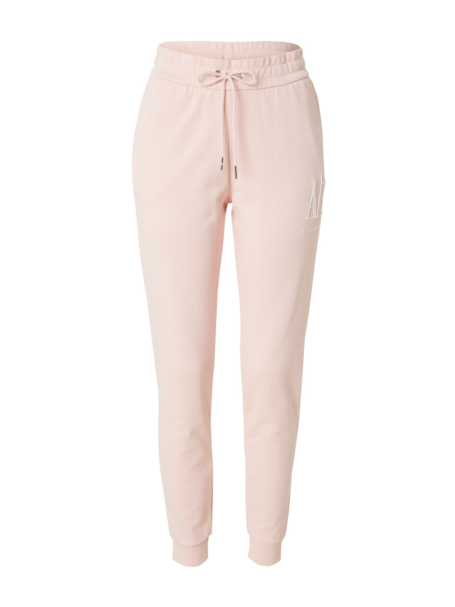 ARMANI EXCHANGE Pantaloni roz / alb - Pled.ro