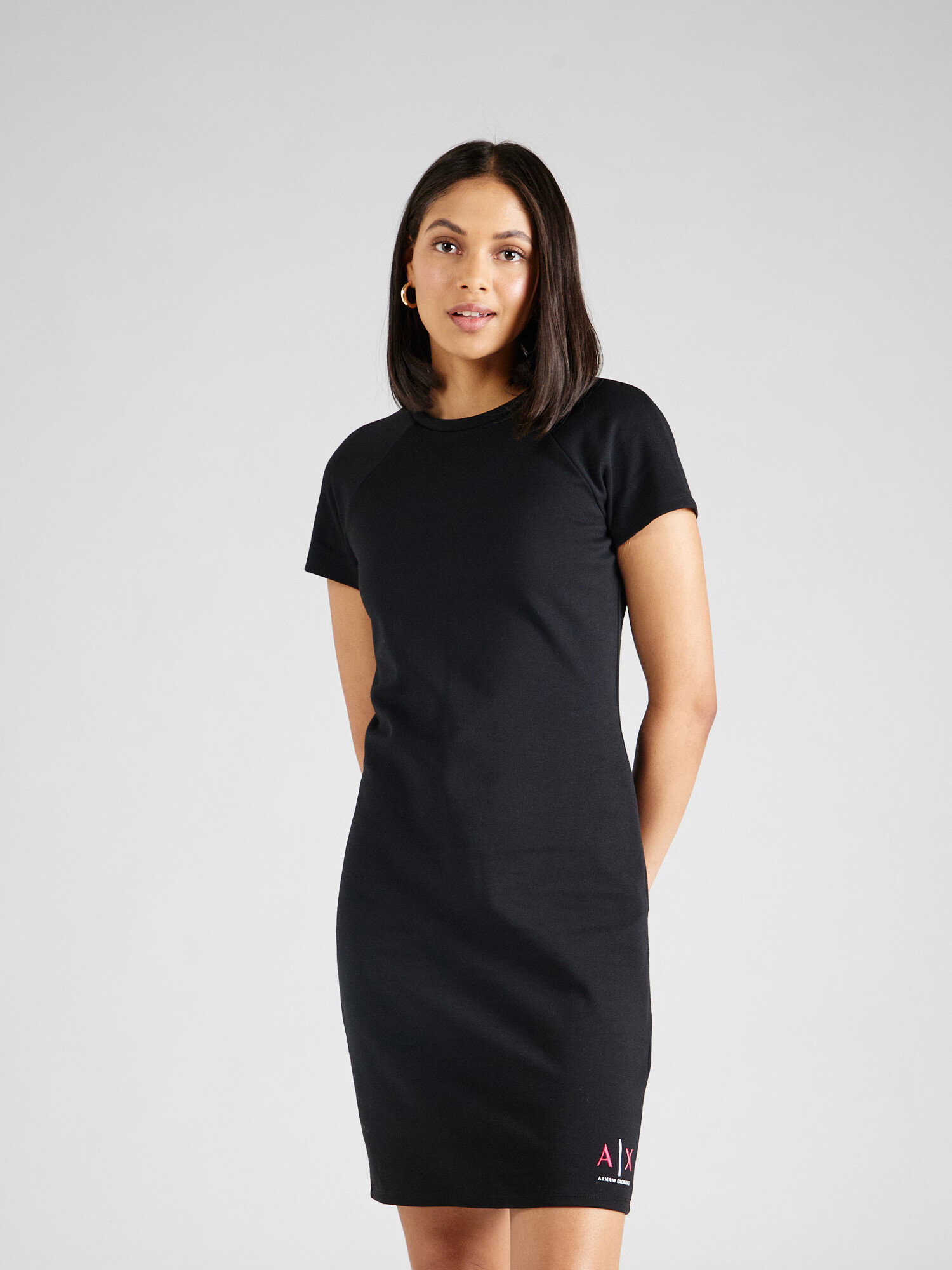 ARMANI EXCHANGE Rochie roz / negru / alb - Pled.ro