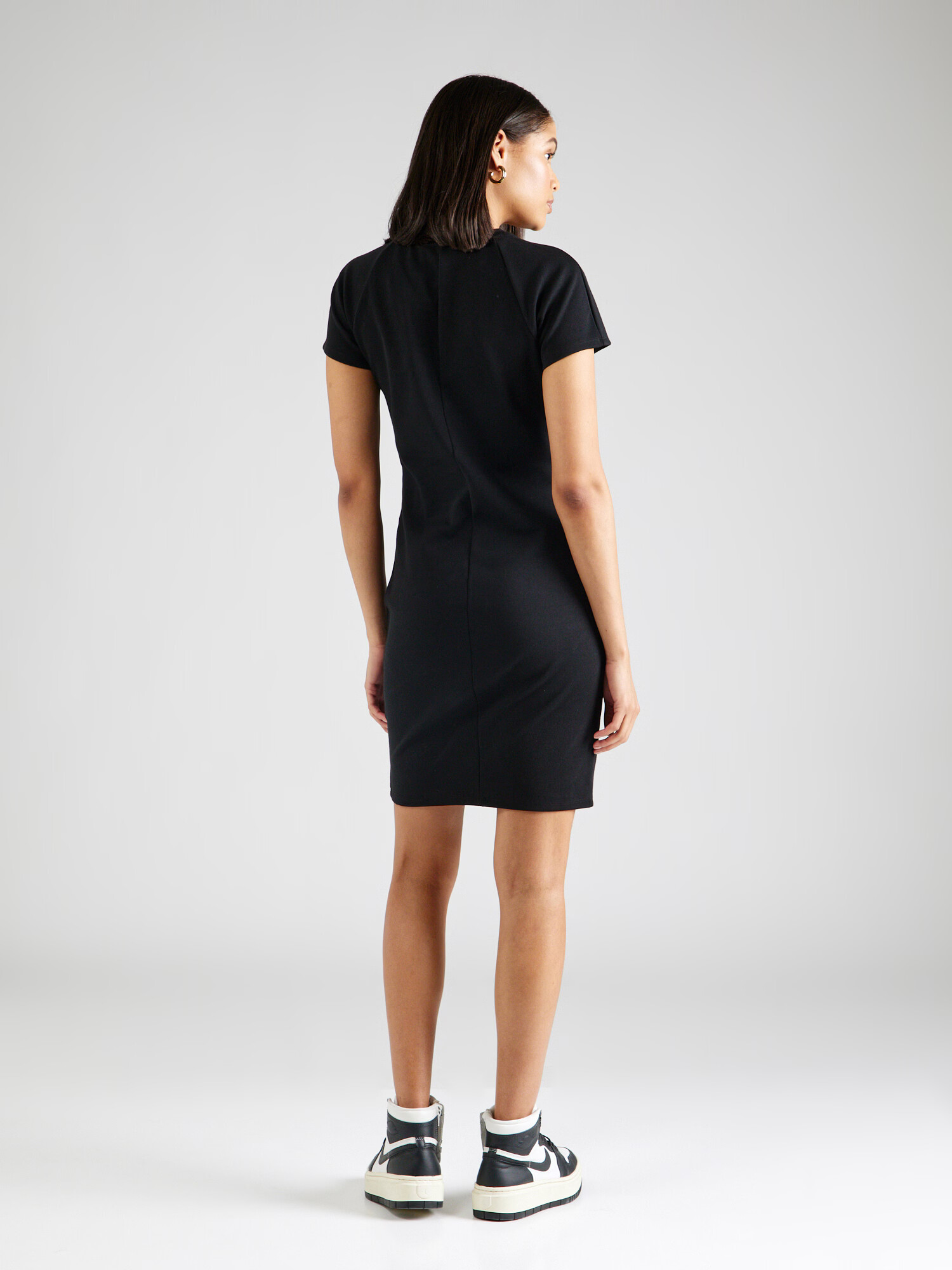 ARMANI EXCHANGE Rochie roz / negru / alb - Pled.ro