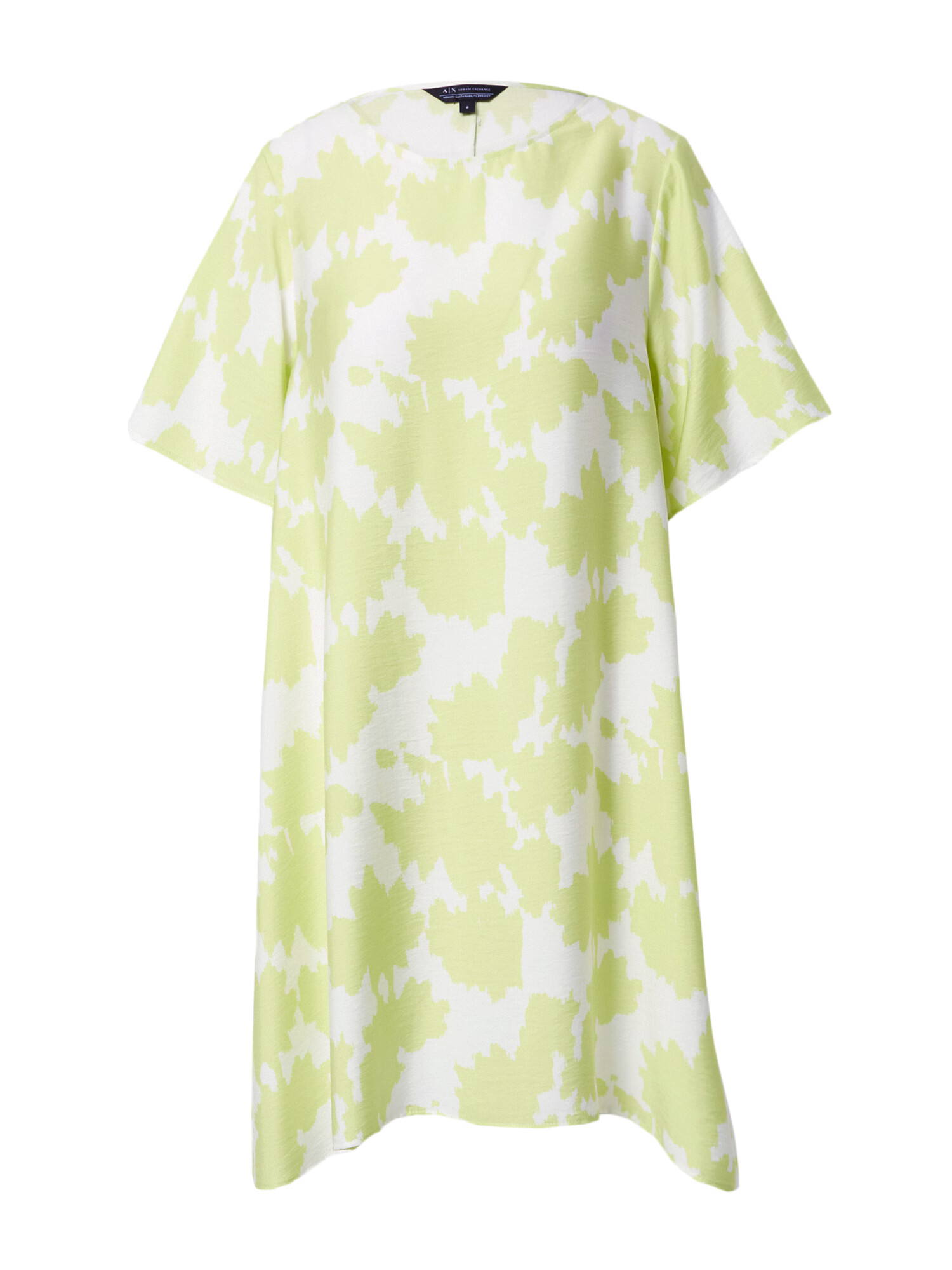 ARMANI EXCHANGE Rochie verde deschis / alb - Pled.ro