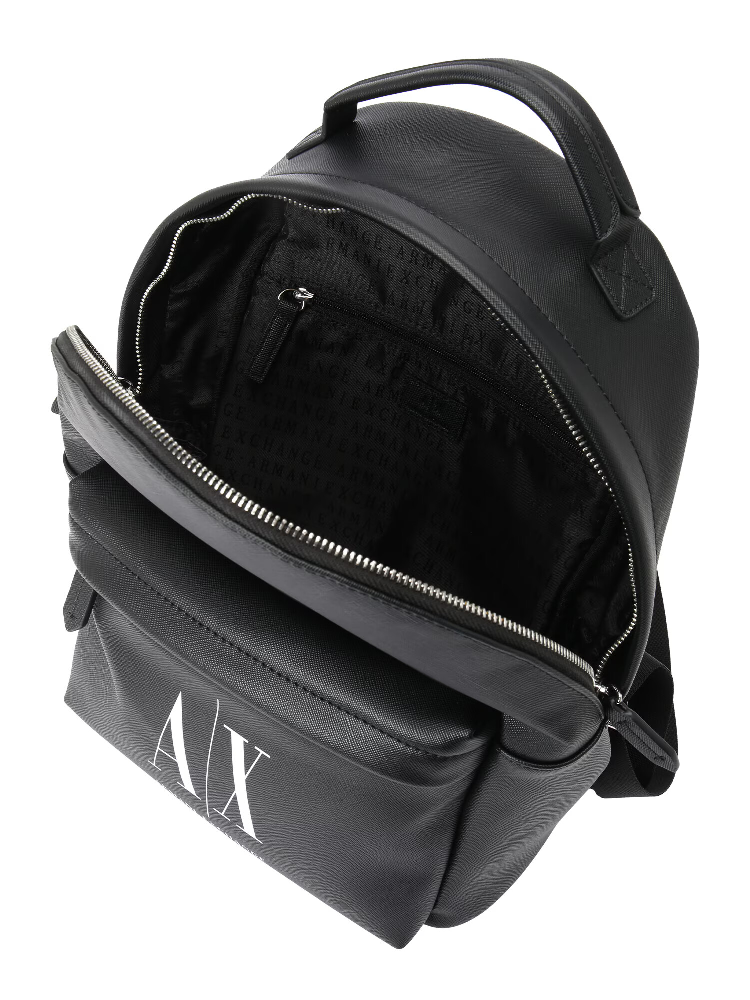 ARMANI EXCHANGE Rucsac negru / alb - Pled.ro