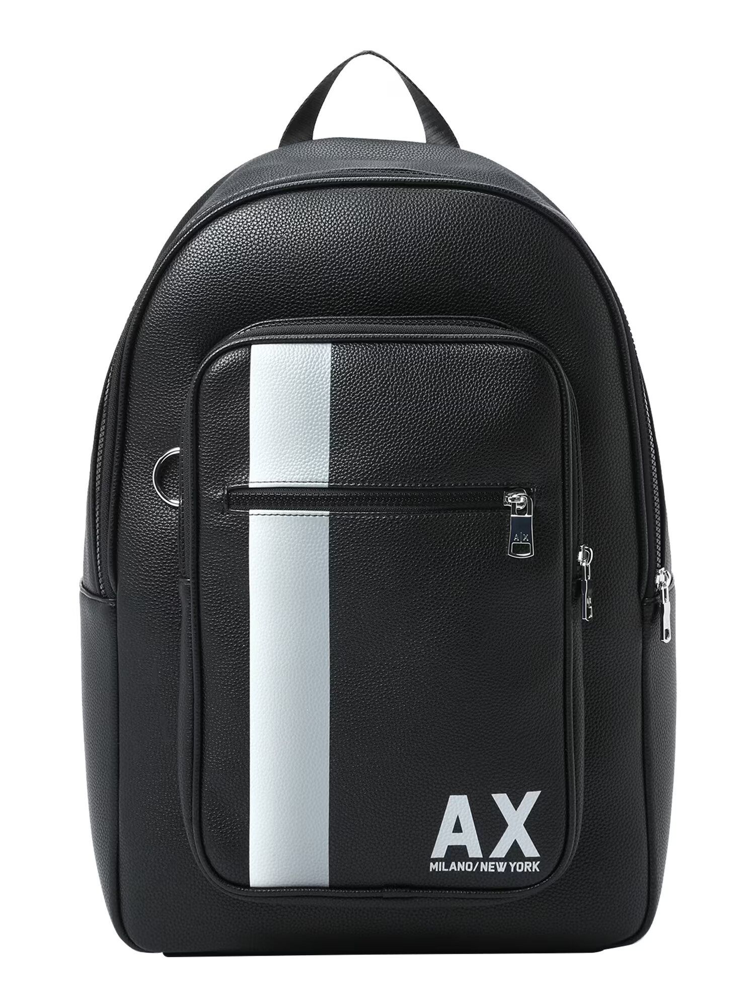 ARMANI EXCHANGE Rucsac 'ZAINO' negru / alb - Pled.ro