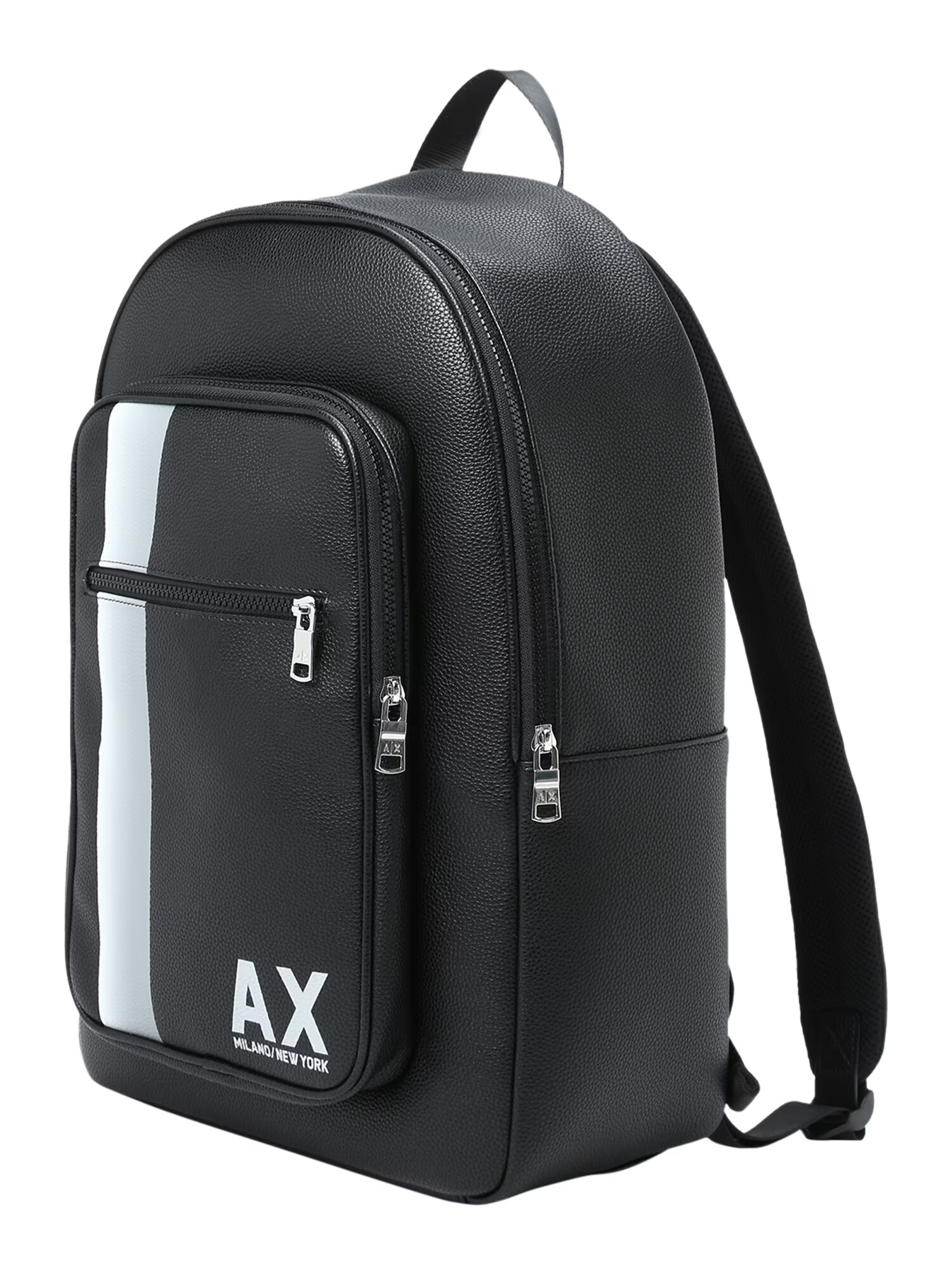 ARMANI EXCHANGE Rucsac 'ZAINO' negru / alb - Pled.ro