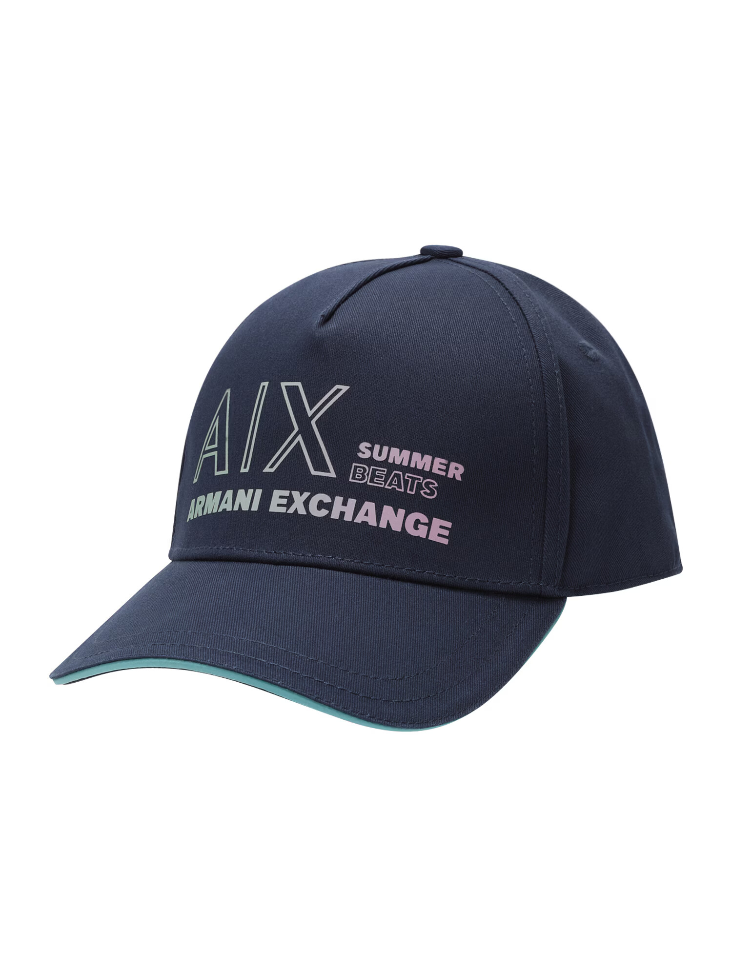 ARMANI EXCHANGE Șapcă bleumarin / verde mentă / roz pastel - Pled.ro