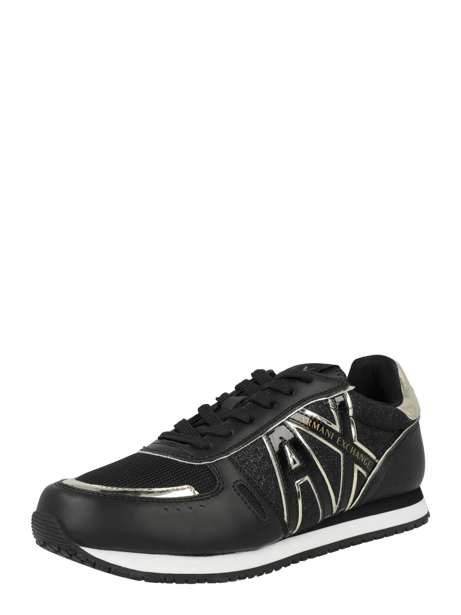 ARMANI EXCHANGE Sneaker low auriu / negru - Pled.ro