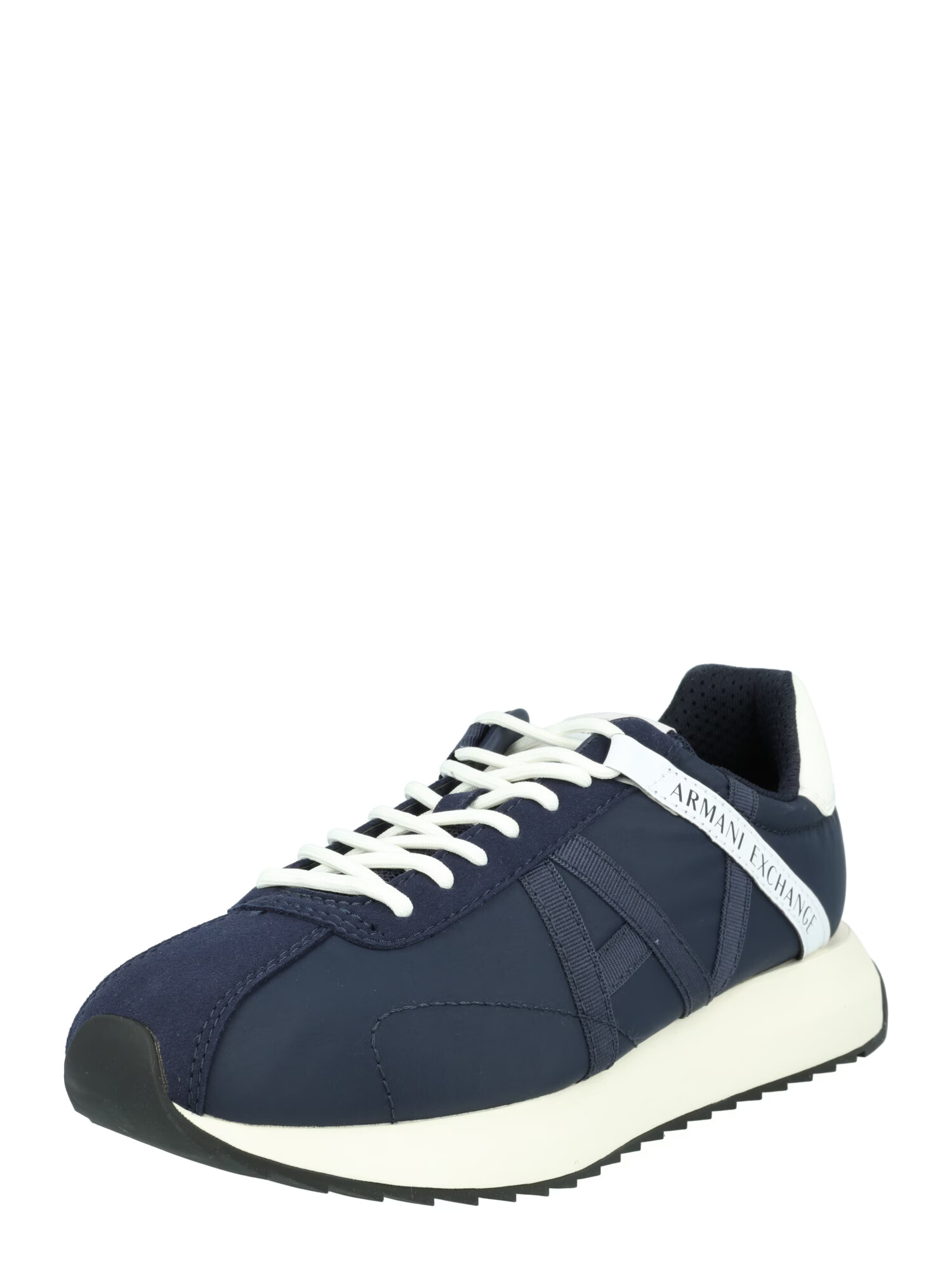 ARMANI EXCHANGE Sneaker low bleumarin / alb - Pled.ro