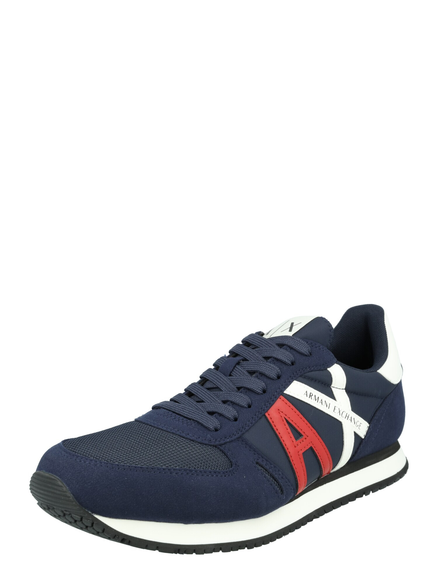 ARMANI EXCHANGE Sneaker low bleumarin / roșu / alb - Pled.ro