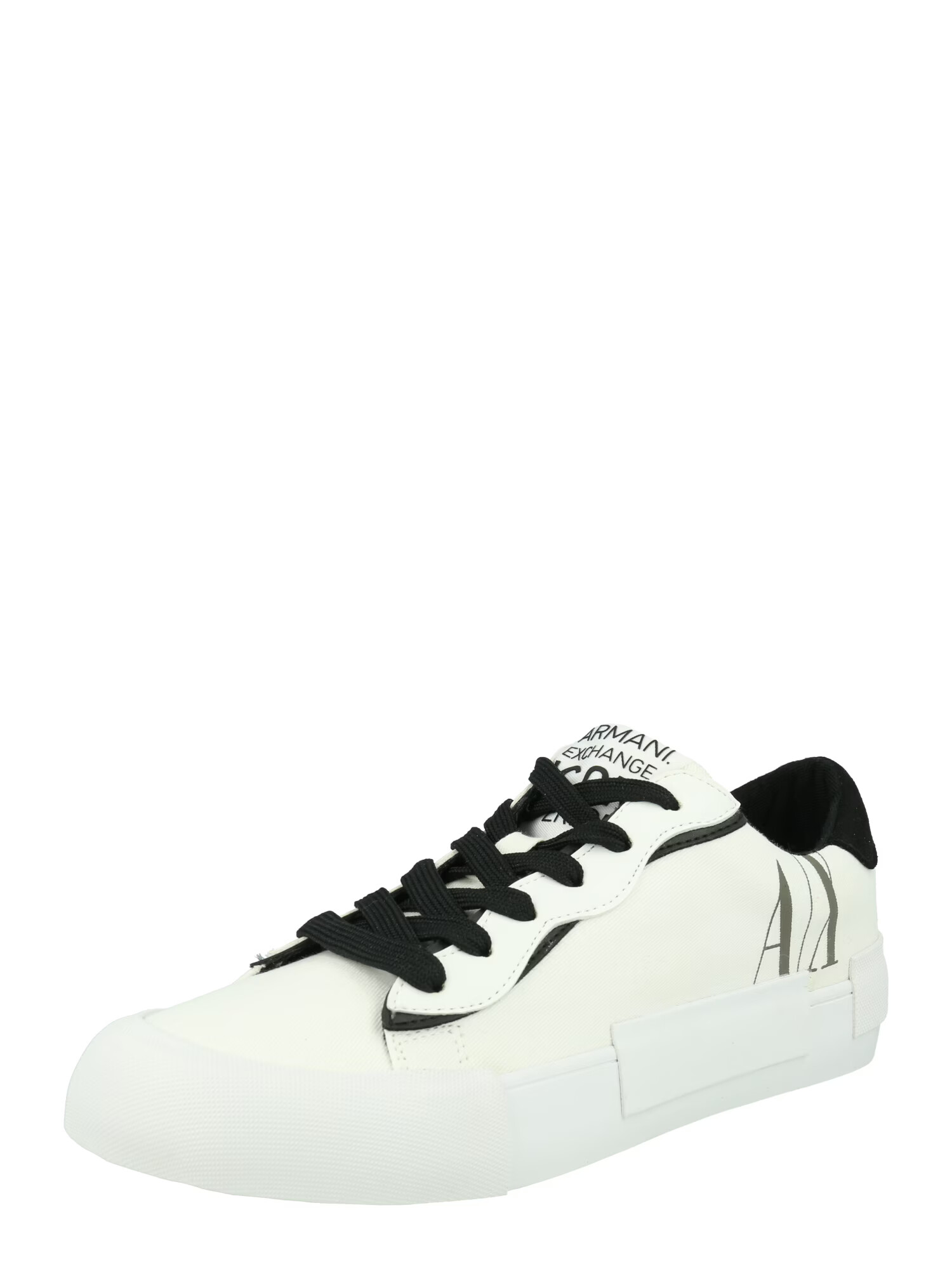 ARMANI EXCHANGE Sneaker low gri deschis / negru / alb - Pled.ro