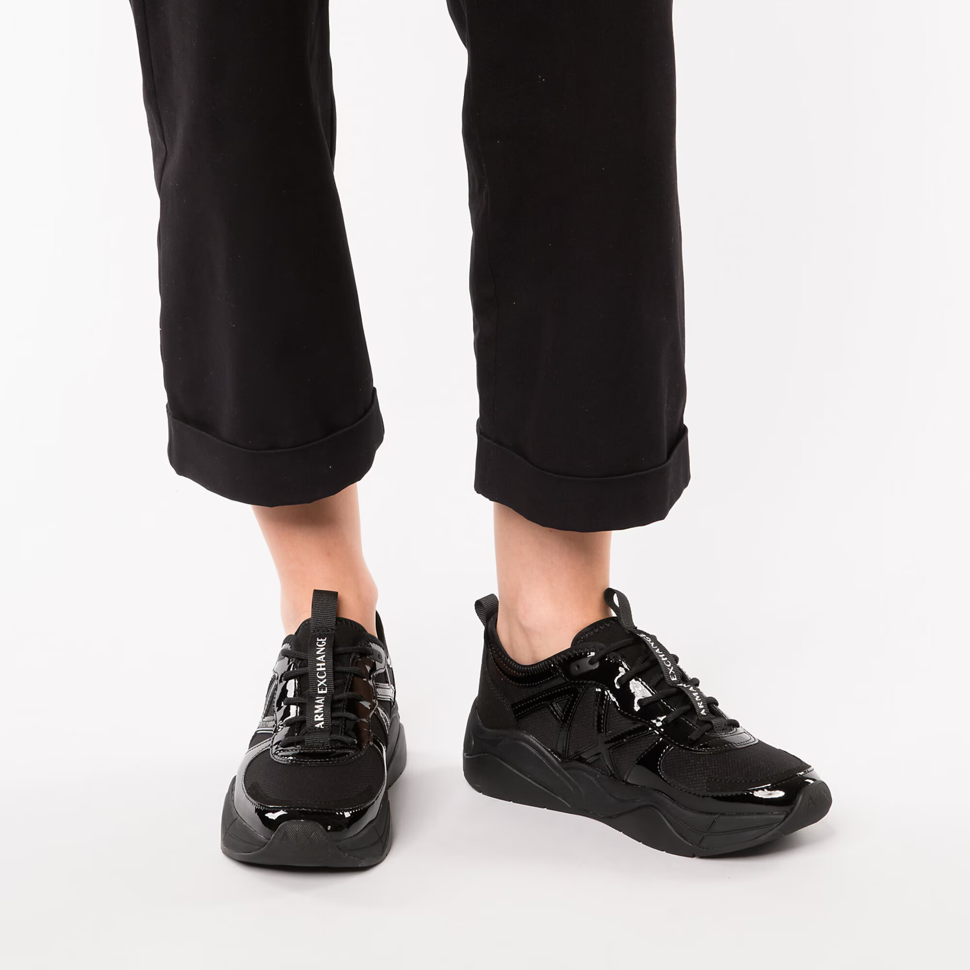 ARMANI EXCHANGE Sneaker low negru - Pled.ro