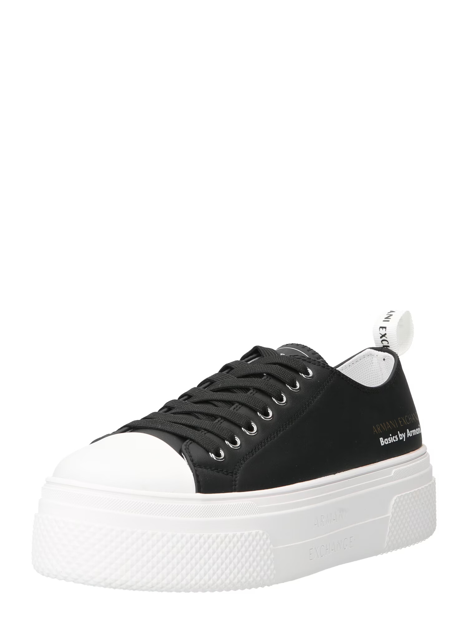 ARMANI EXCHANGE Sneaker low negru / alb - Pled.ro