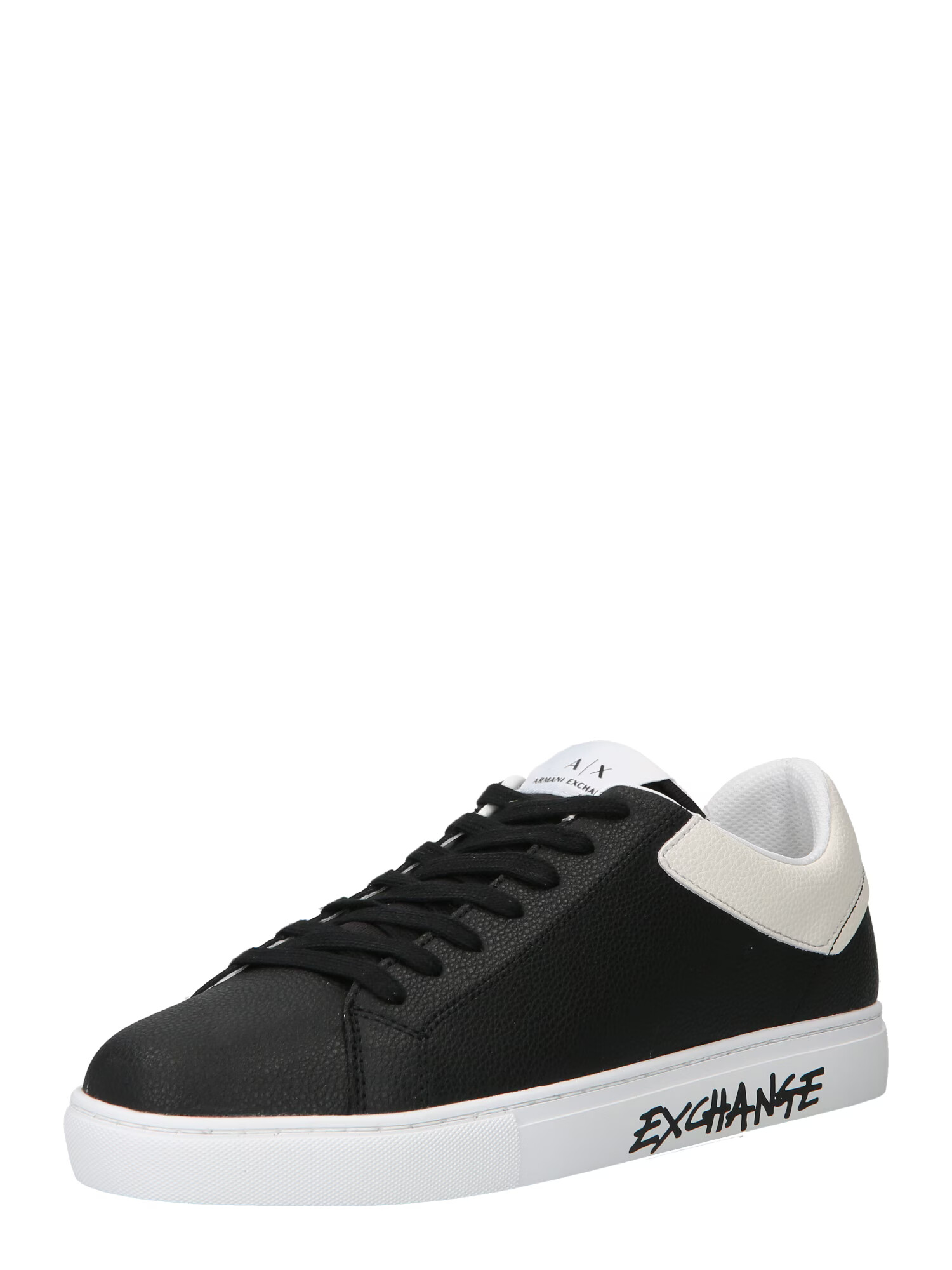 ARMANI EXCHANGE Sneaker low negru / alb - Pled.ro