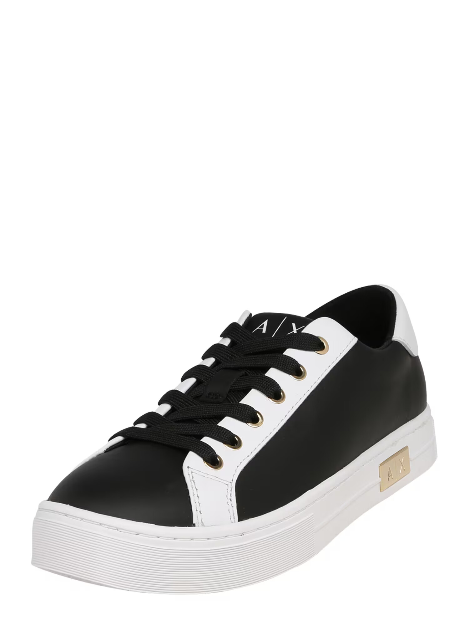 ARMANI EXCHANGE Sneaker low negru / alb - Pled.ro