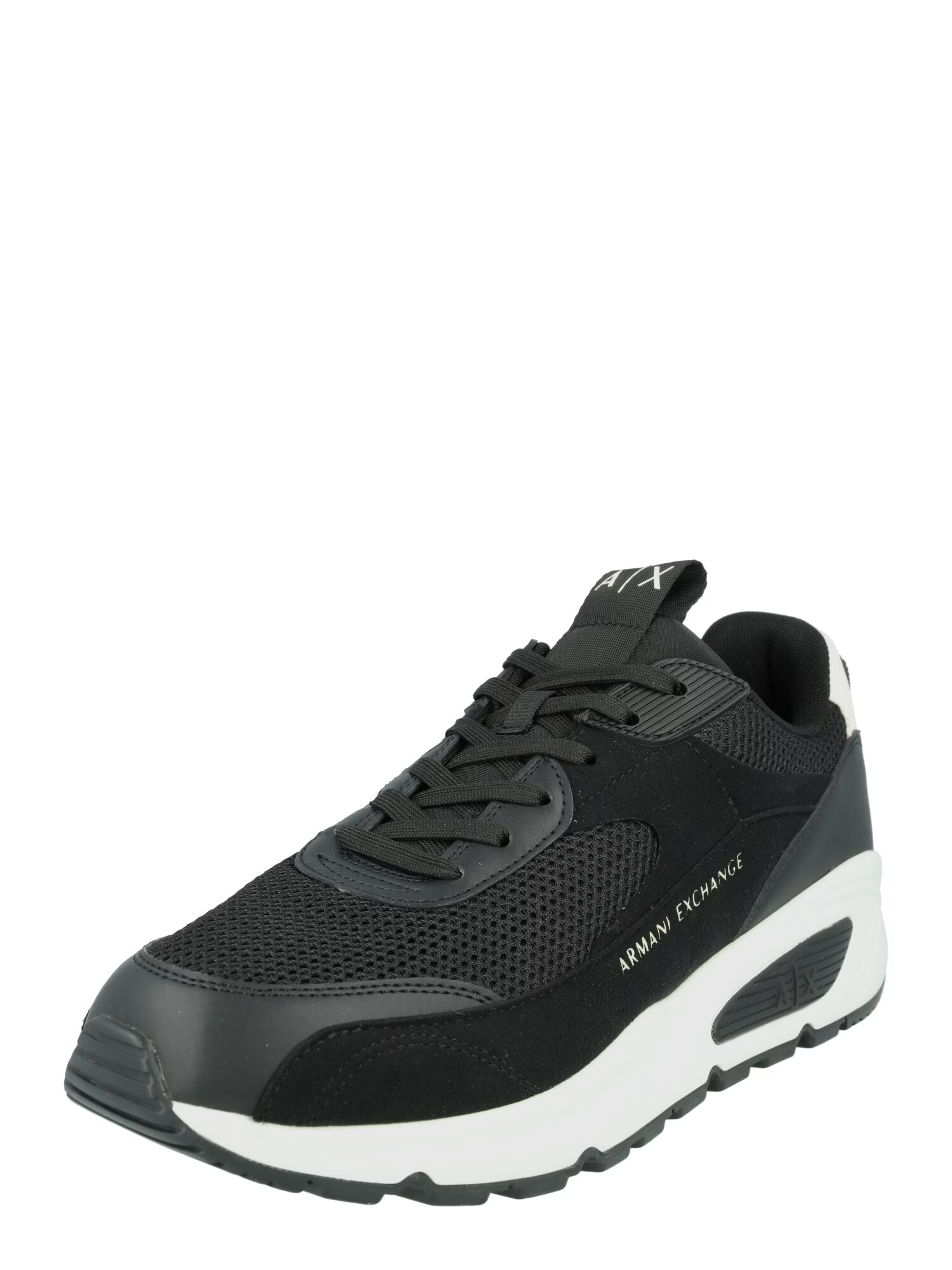 ARMANI EXCHANGE Sneaker low negru / alb - Pled.ro