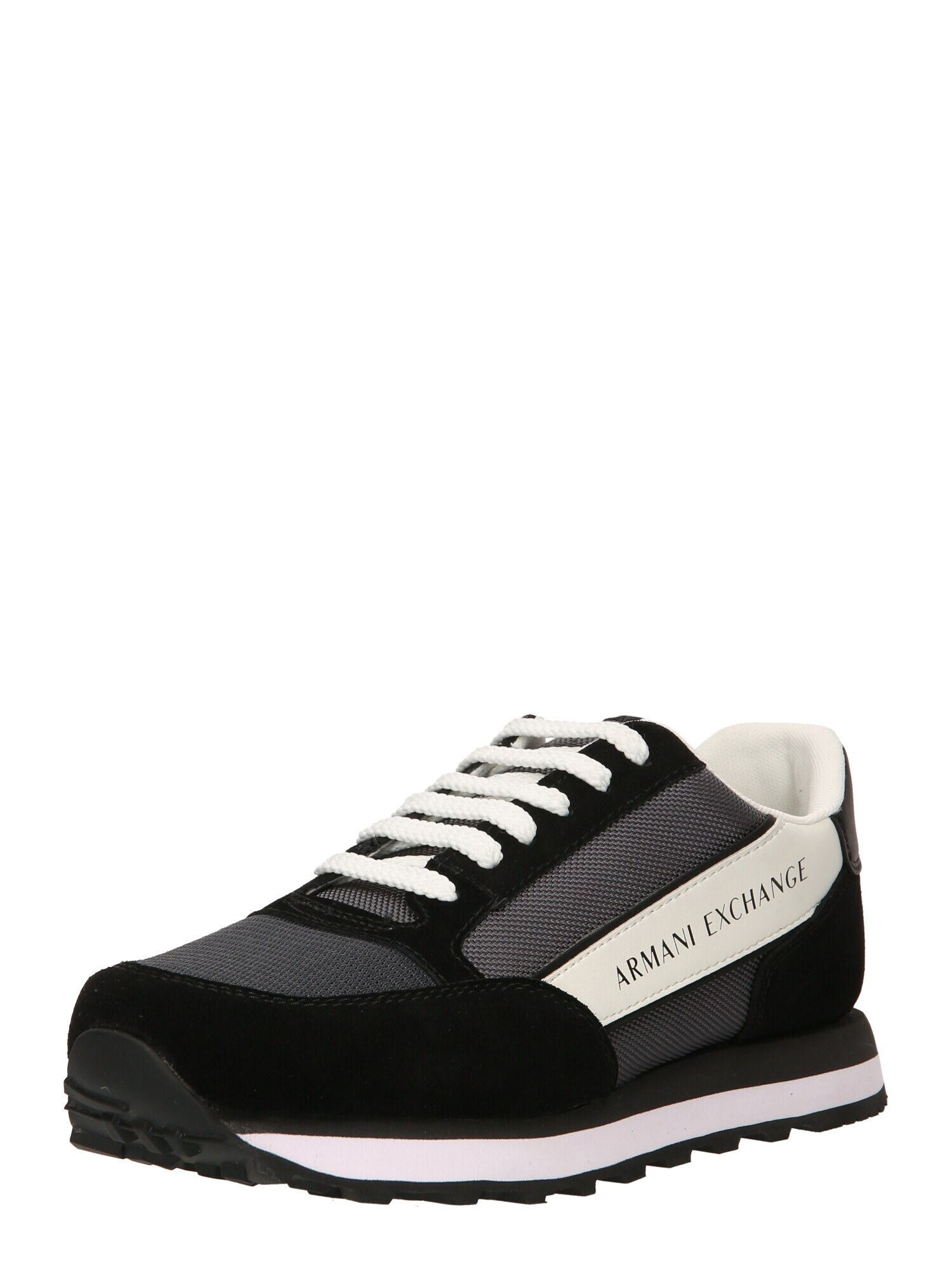 ARMANI EXCHANGE Sneaker low negru / alb - Pled.ro