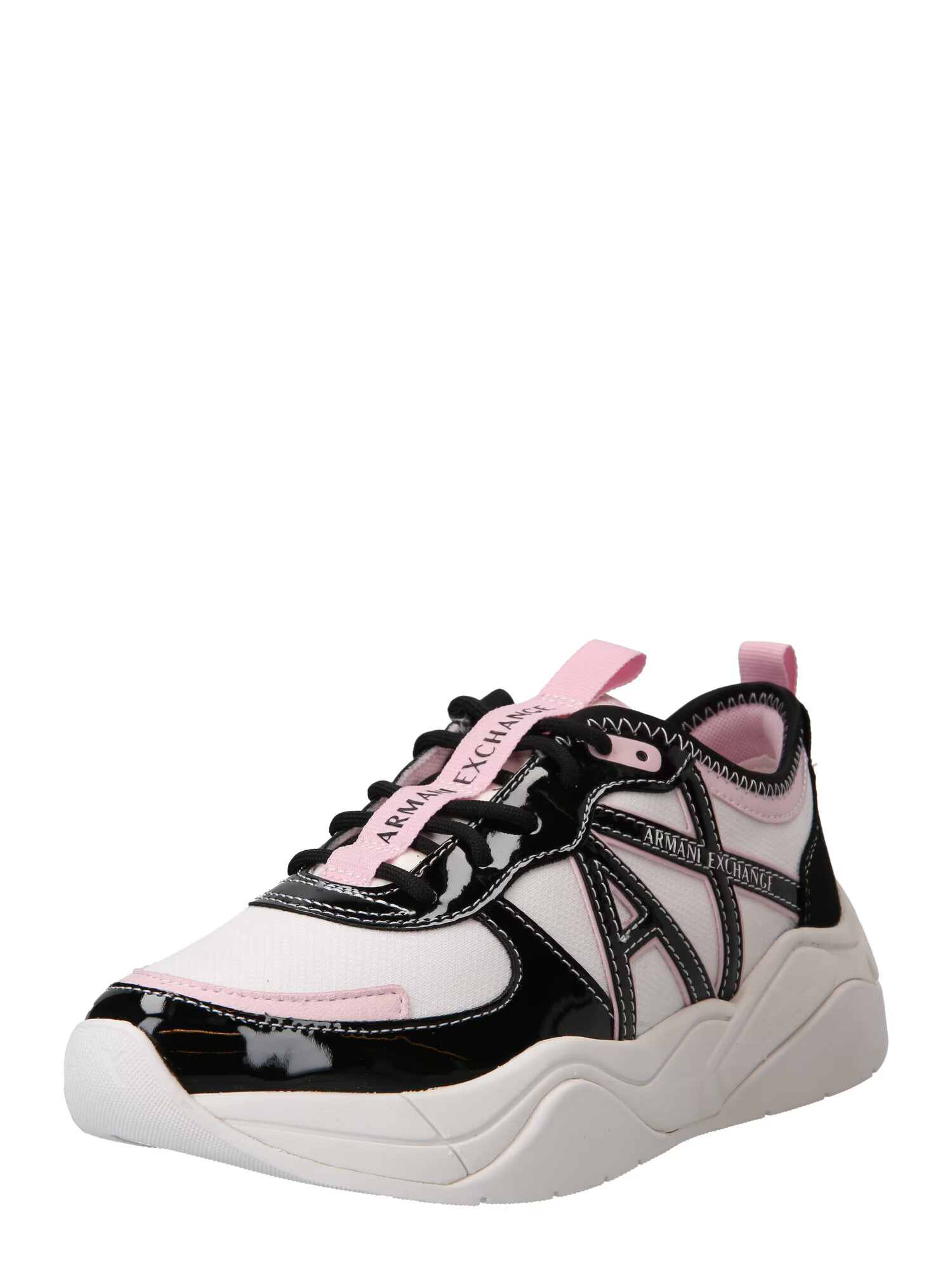 ARMANI EXCHANGE Sneaker low roz / negru / alb - Pled.ro