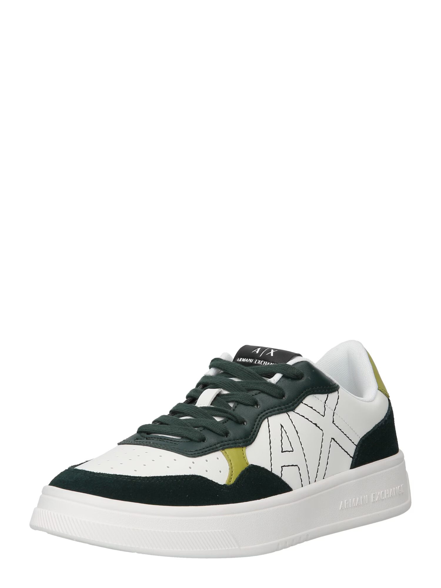 ARMANI EXCHANGE Sneaker low verde deschis / verde închis / alb murdar - Pled.ro