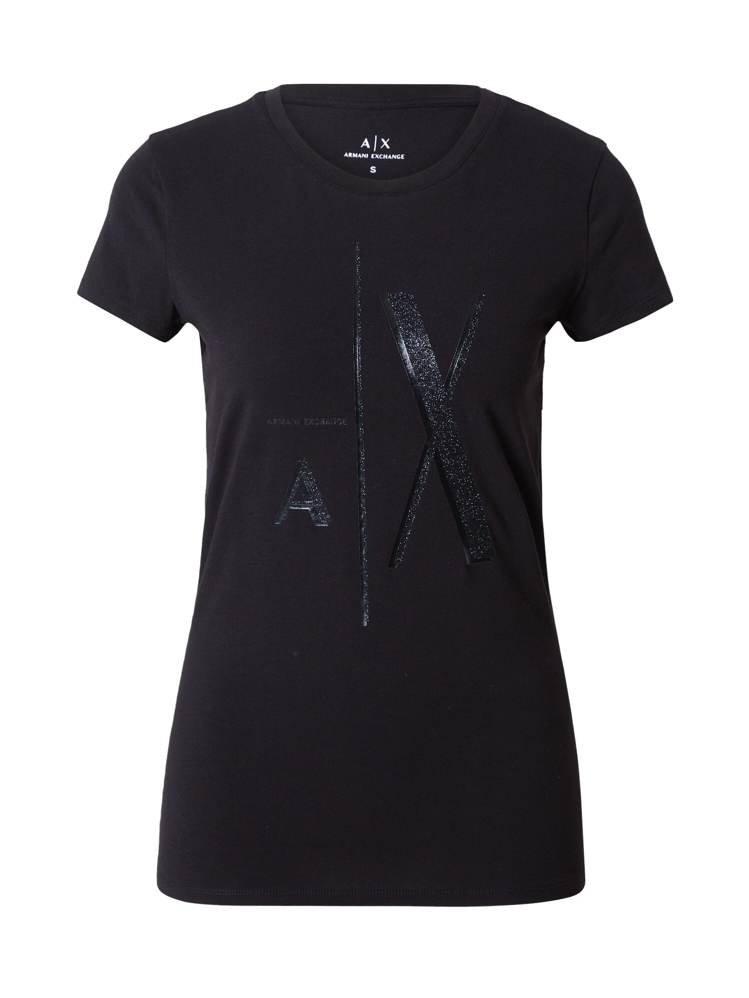 ARMANI EXCHANGE Tricou '6RYT50' negru - Pled.ro