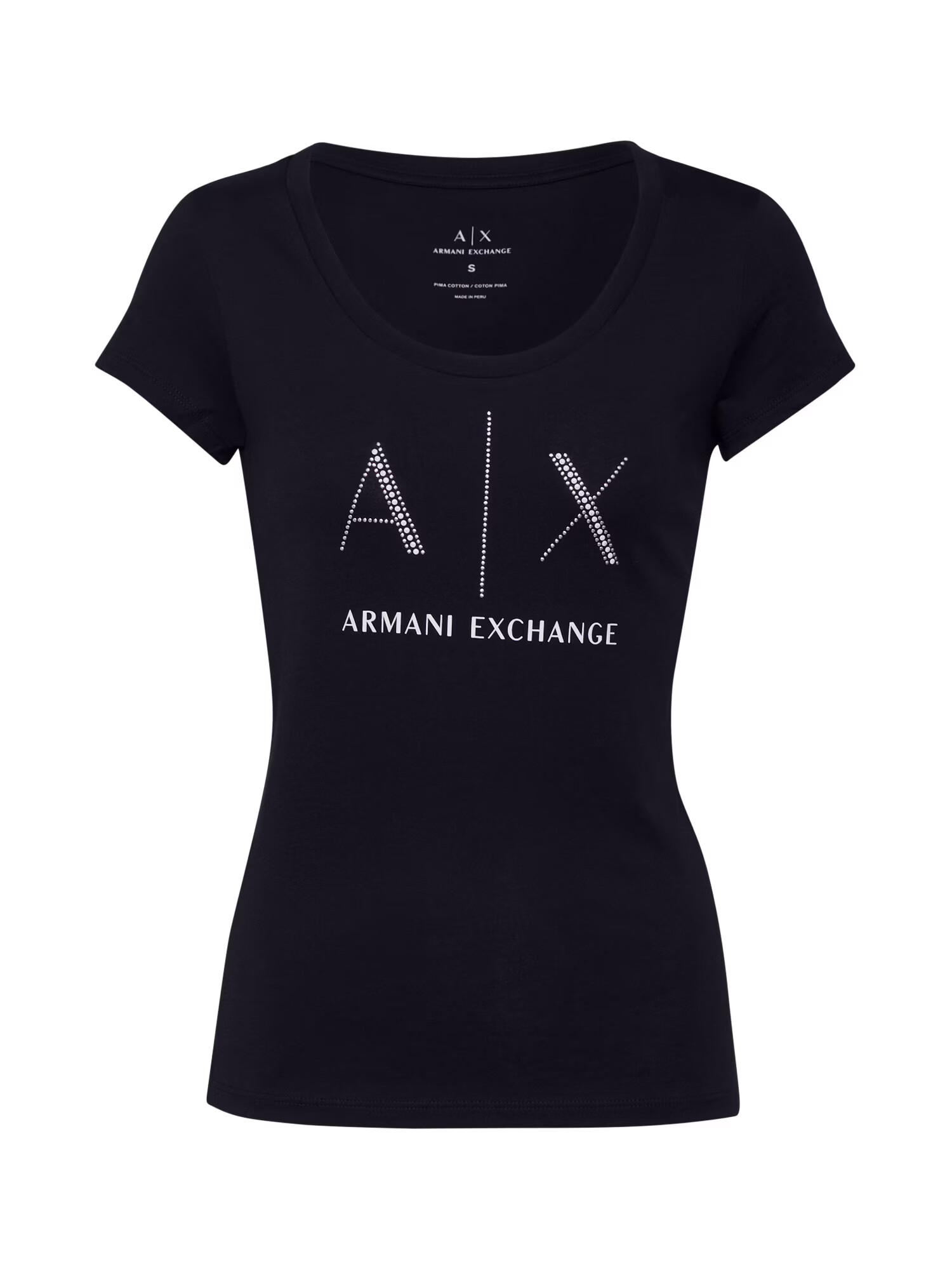 ARMANI EXCHANGE Tricou '8NYT83' negru - Pled.ro