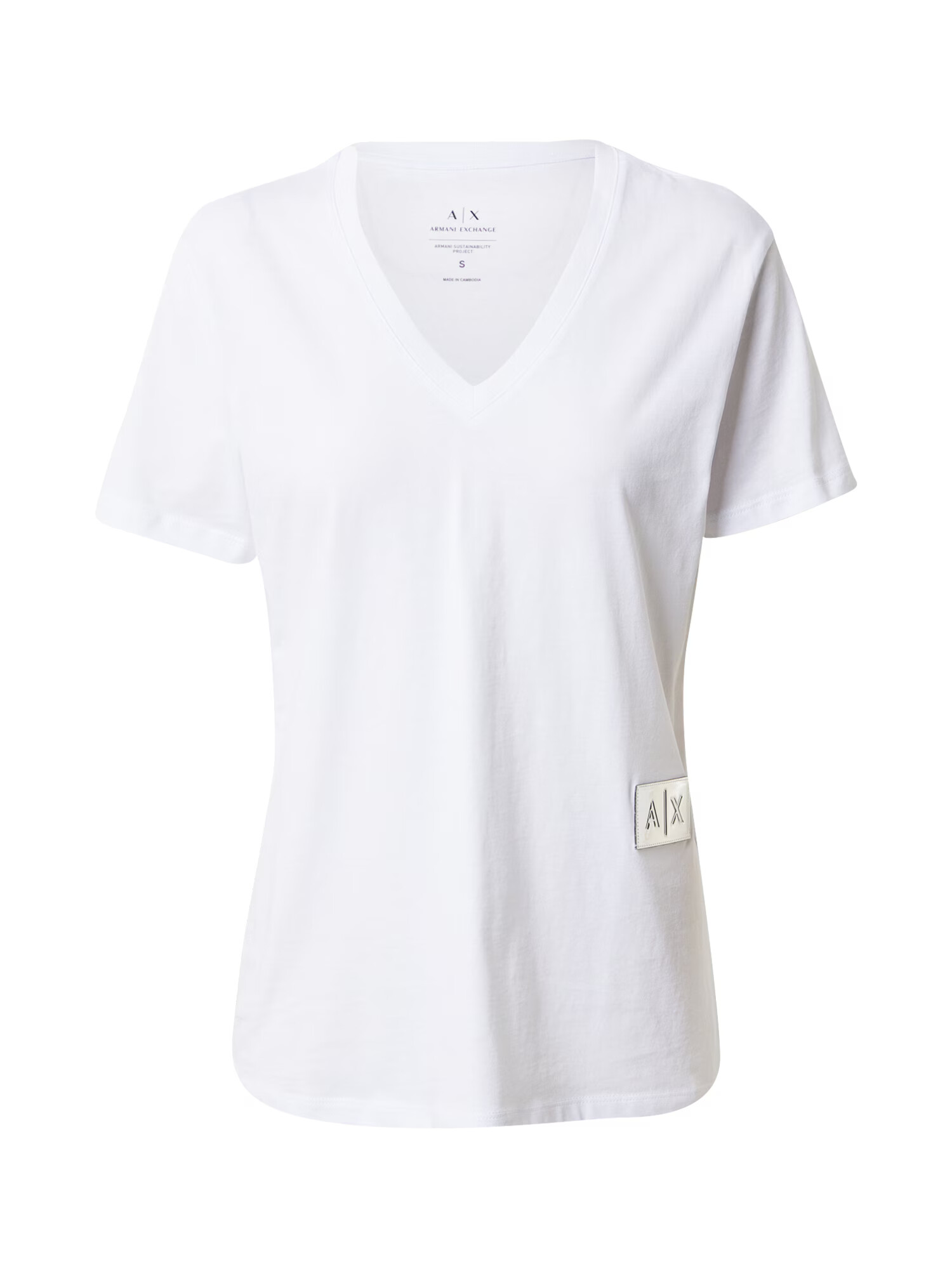 ARMANI EXCHANGE Tricou alb - Pled.ro