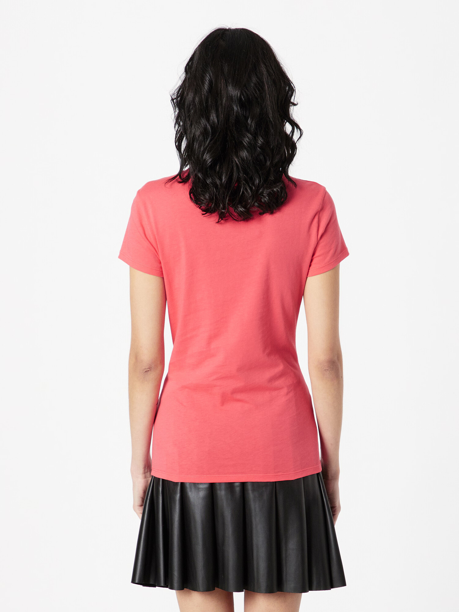 ARMANI EXCHANGE Tricou fucsia / negru - Pled.ro