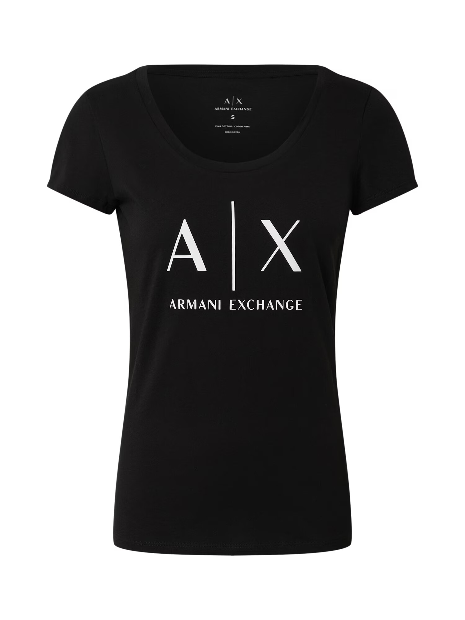 ARMANI EXCHANGE Tricou negru - Pled.ro